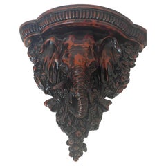 Tropical Safari Style Elephant Wall Bracket