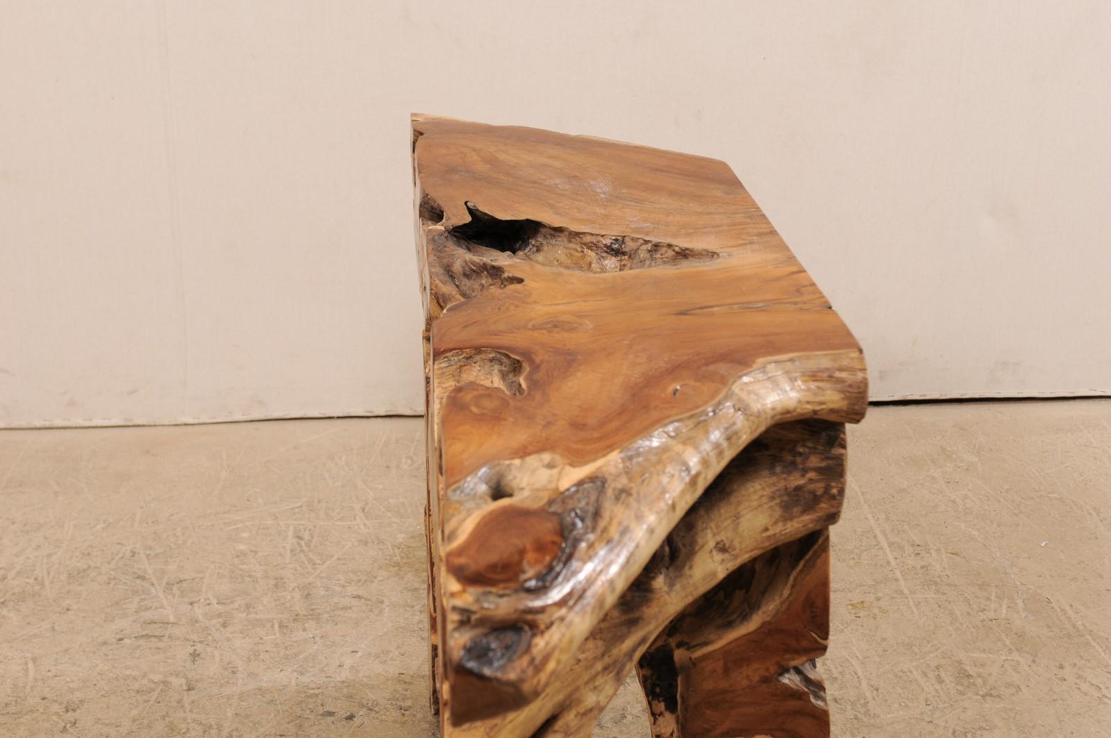 Tropical Teak Root Console Table 3