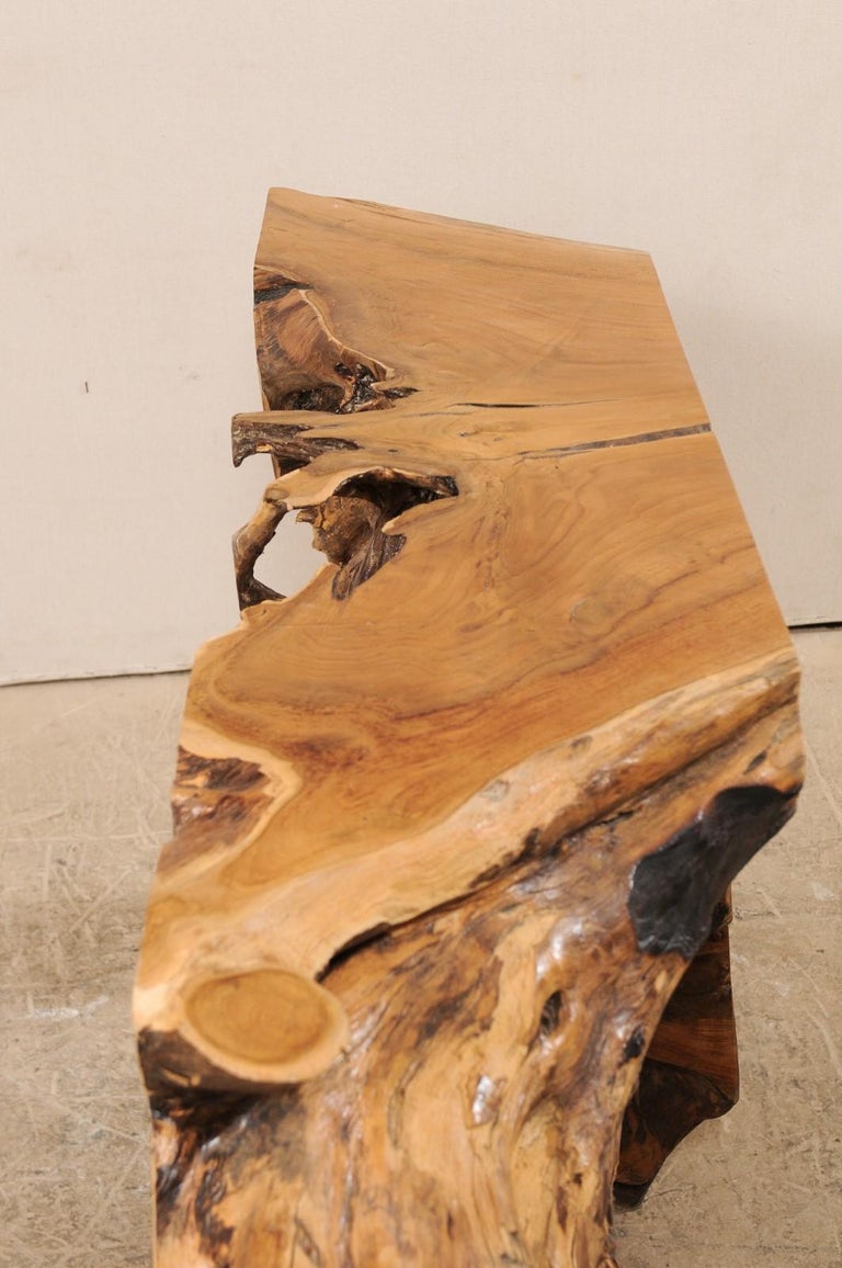 Tropical Teak Root Hardwood Console Table at 1stDibs tree root
