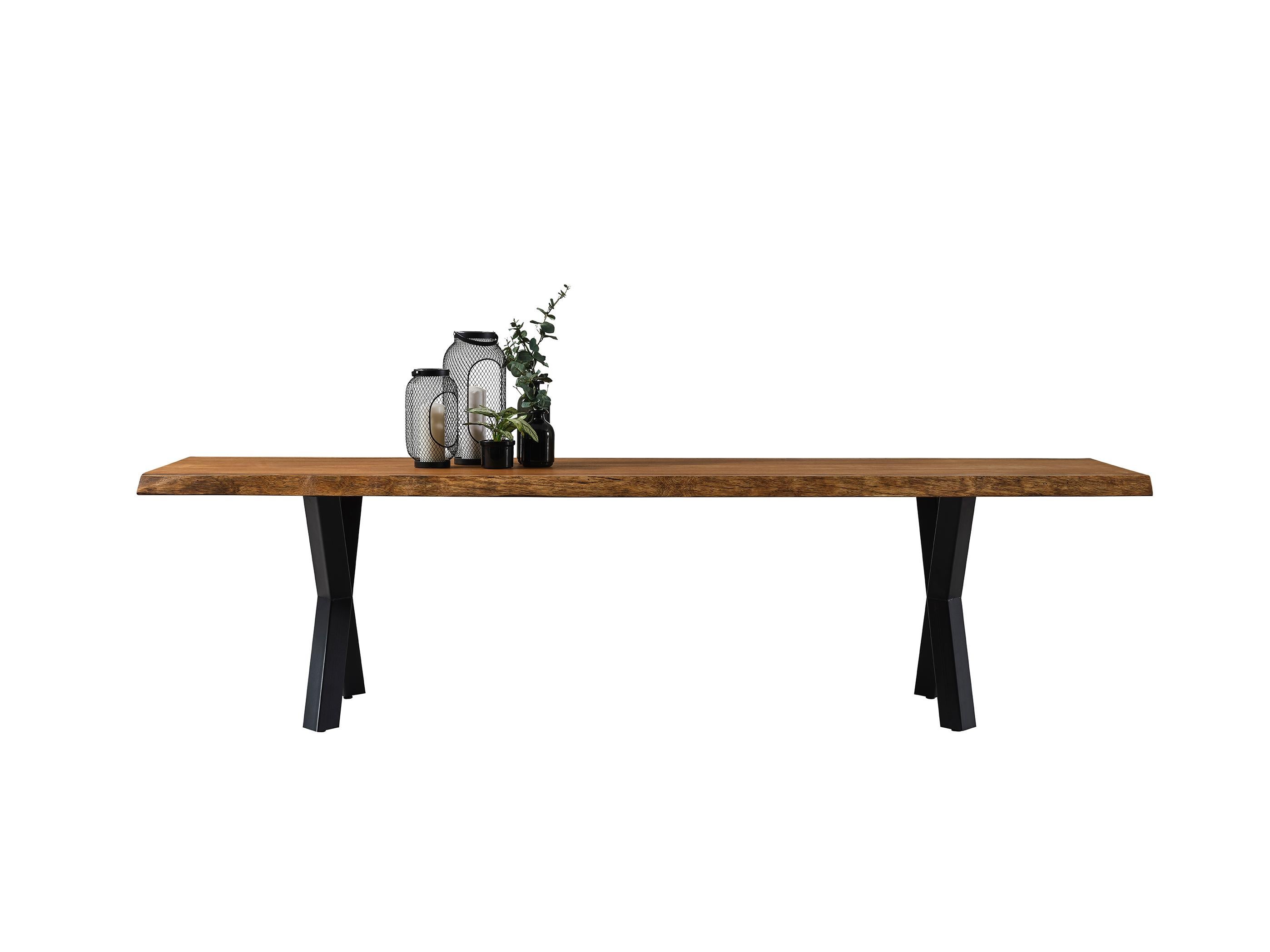 Solid Wood Dining Table - Custom Made Natural Wooden Dining Room Table For Sale 3