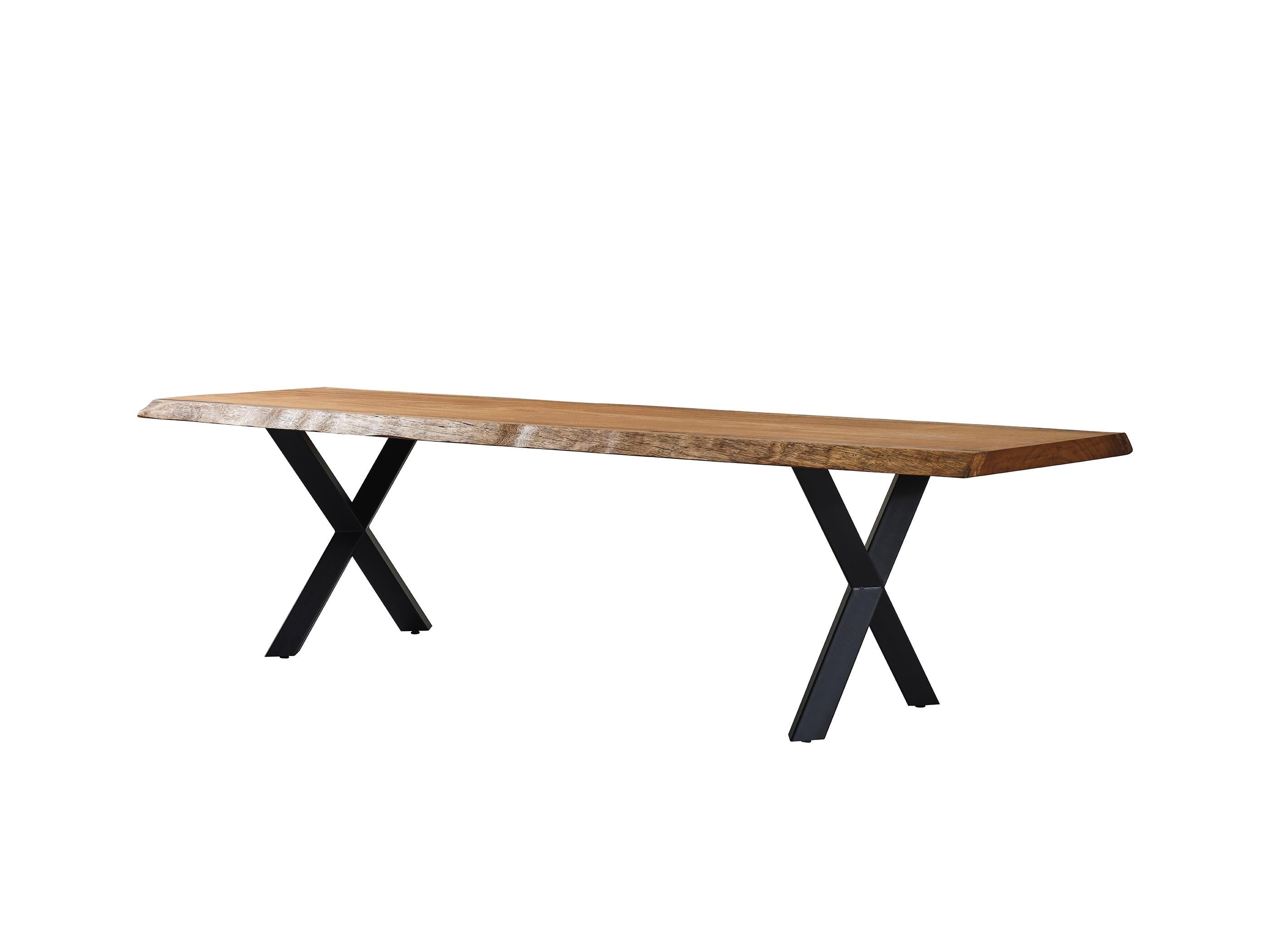 Solid Wood Dining Table - Custom Made Natural Wooden Dining Room Table In New Condition For Sale In İnegöl, TR