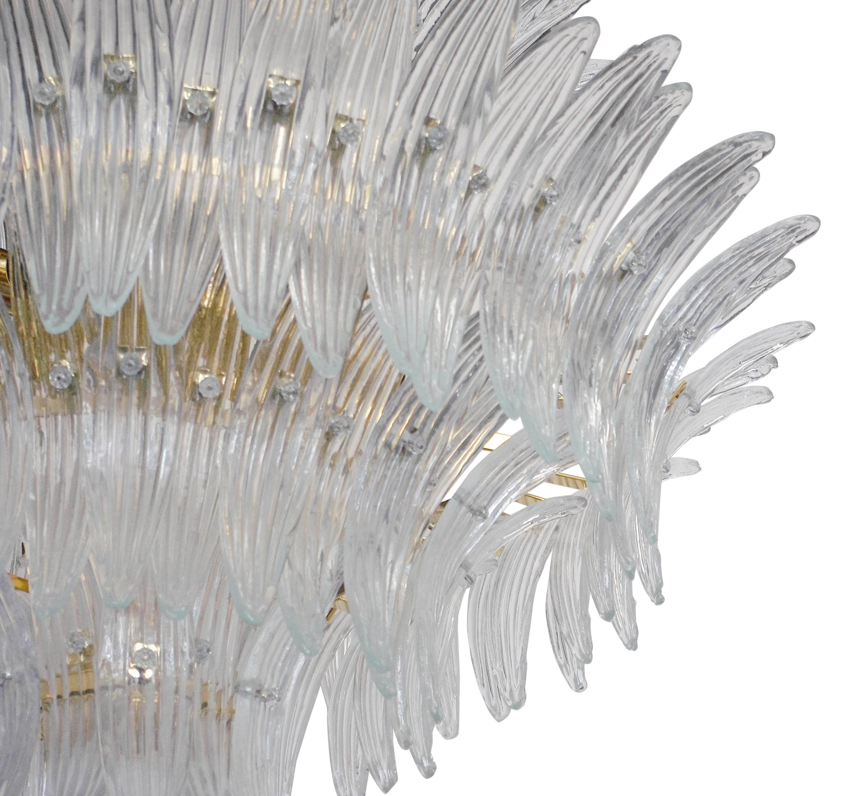 Mid-Century Modern Tropicale Palmette Chandelier by Fabio Ltd For Sale