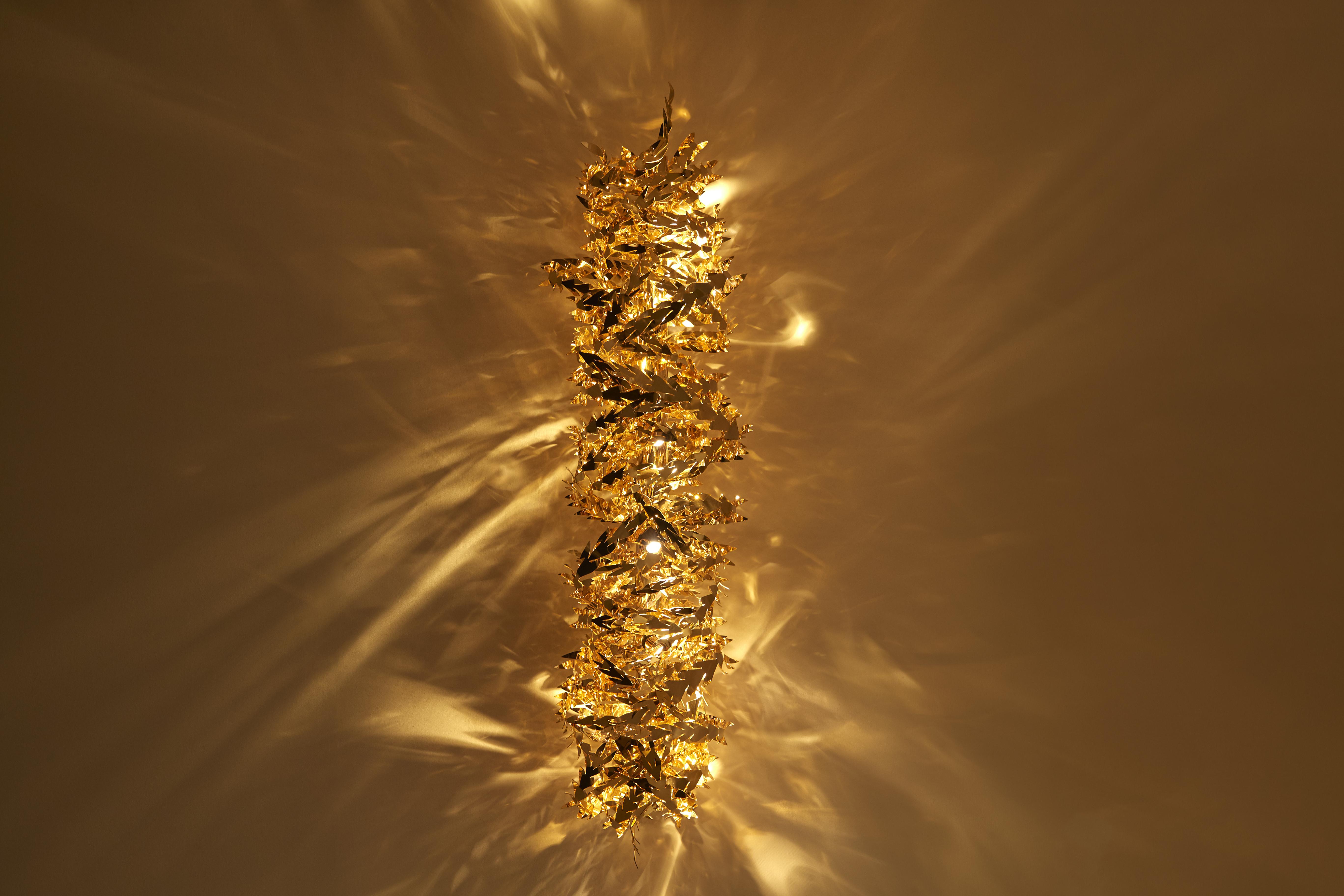Brass Tropicale Wall Lamp by Mydriaz