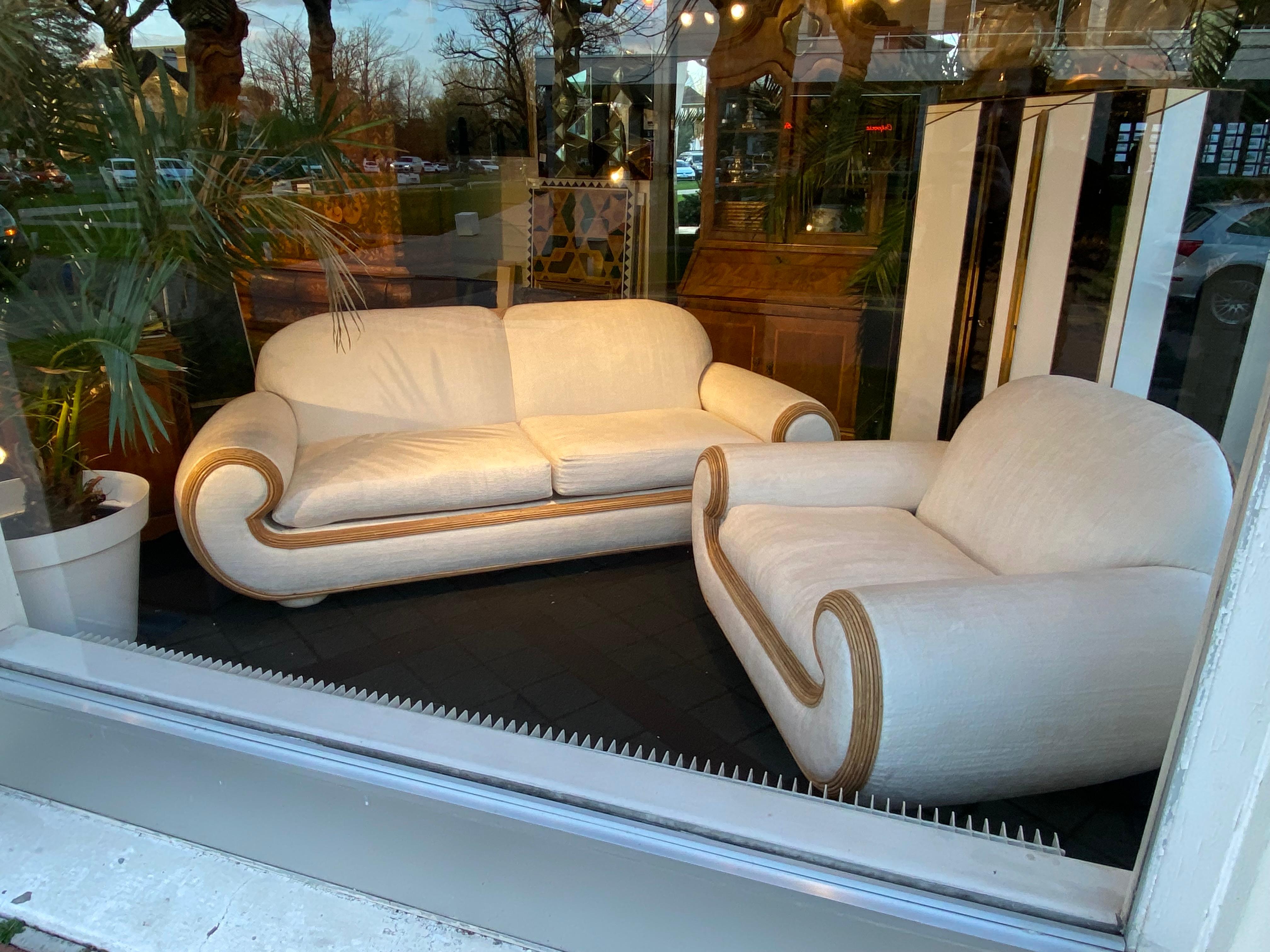 Sofa „Tropicalist“ von Vivai del Sud, Italien, 1970er Jahre (Ende des 20. Jahrhunderts) im Angebot