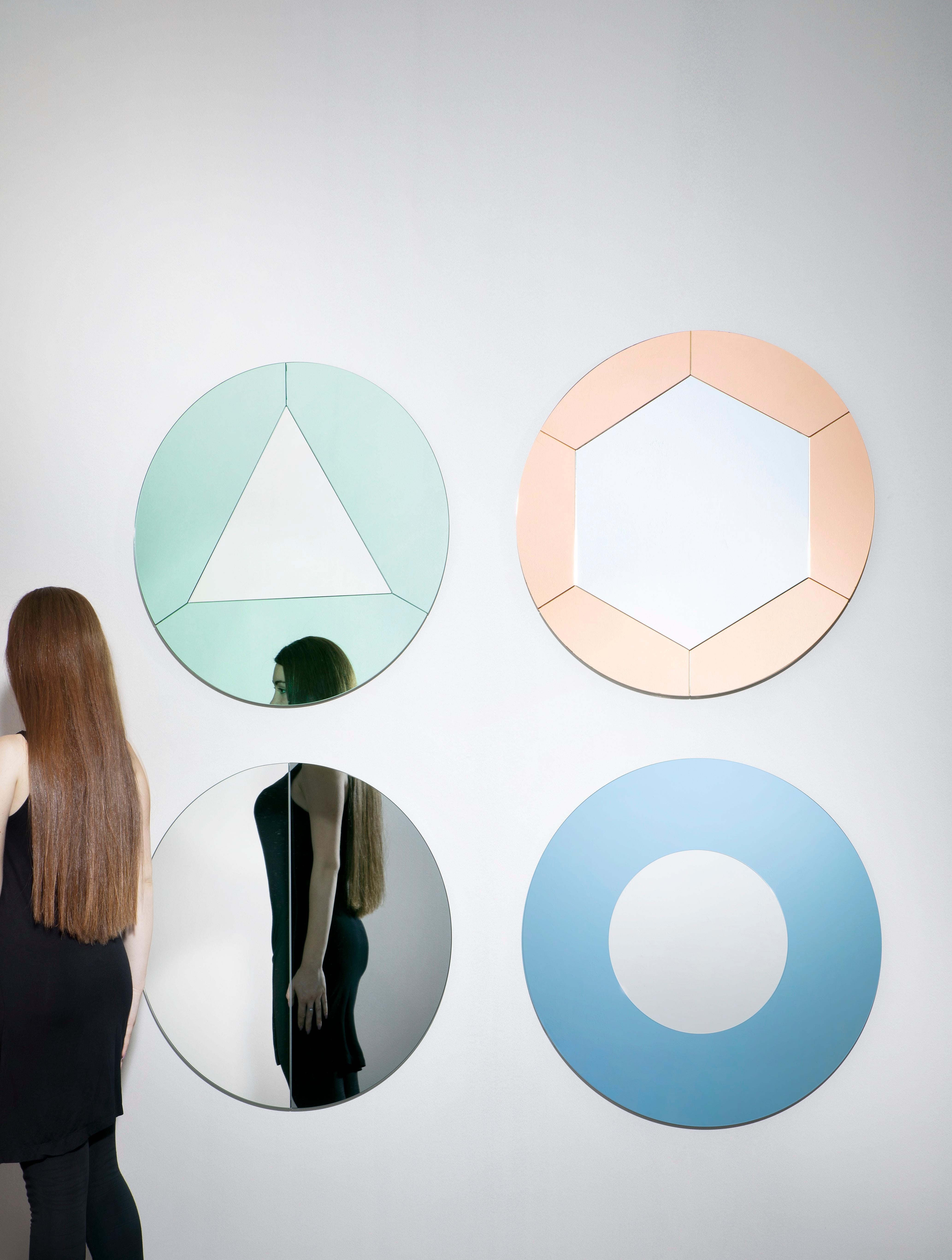 petit miroir hexagonal