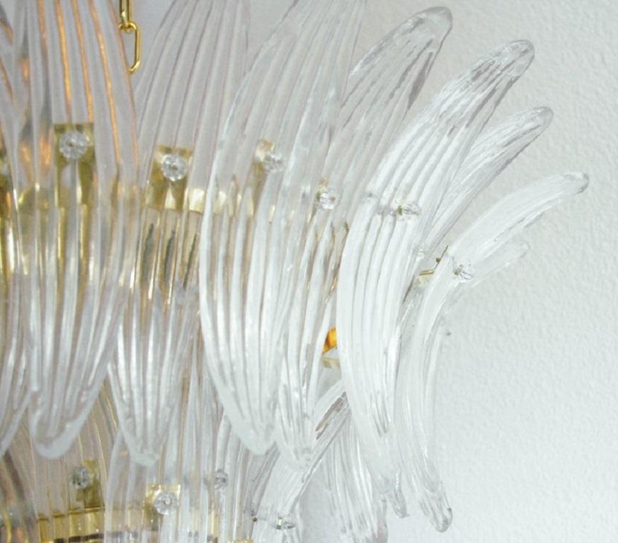 Murano Glass Tropicana Palmette Chandelier by Fabio Ltd. For Sale