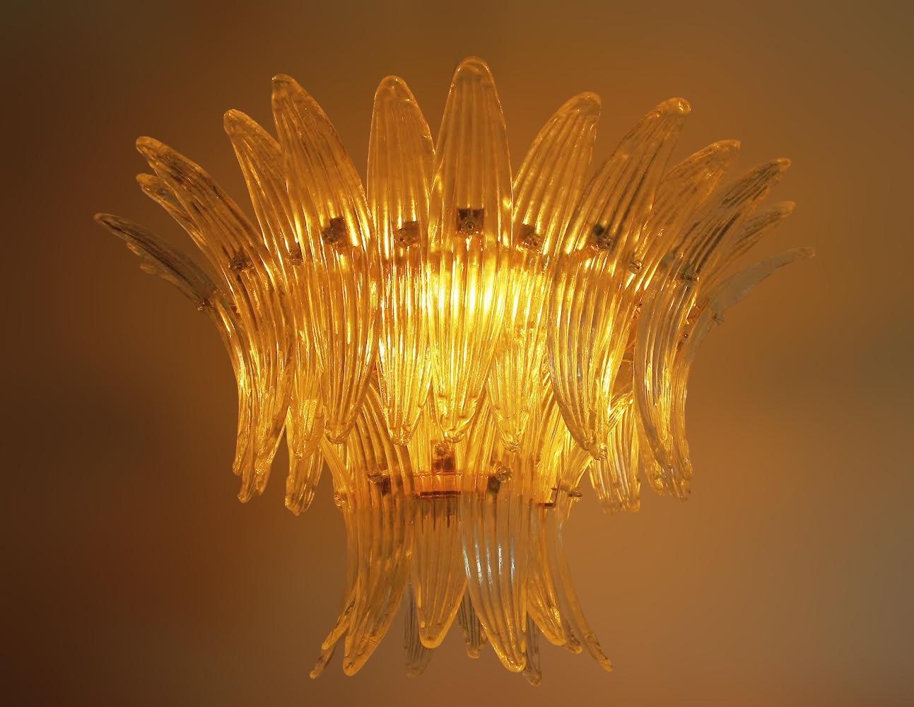20th Century Tropicana Palmette Chandelier For Sale