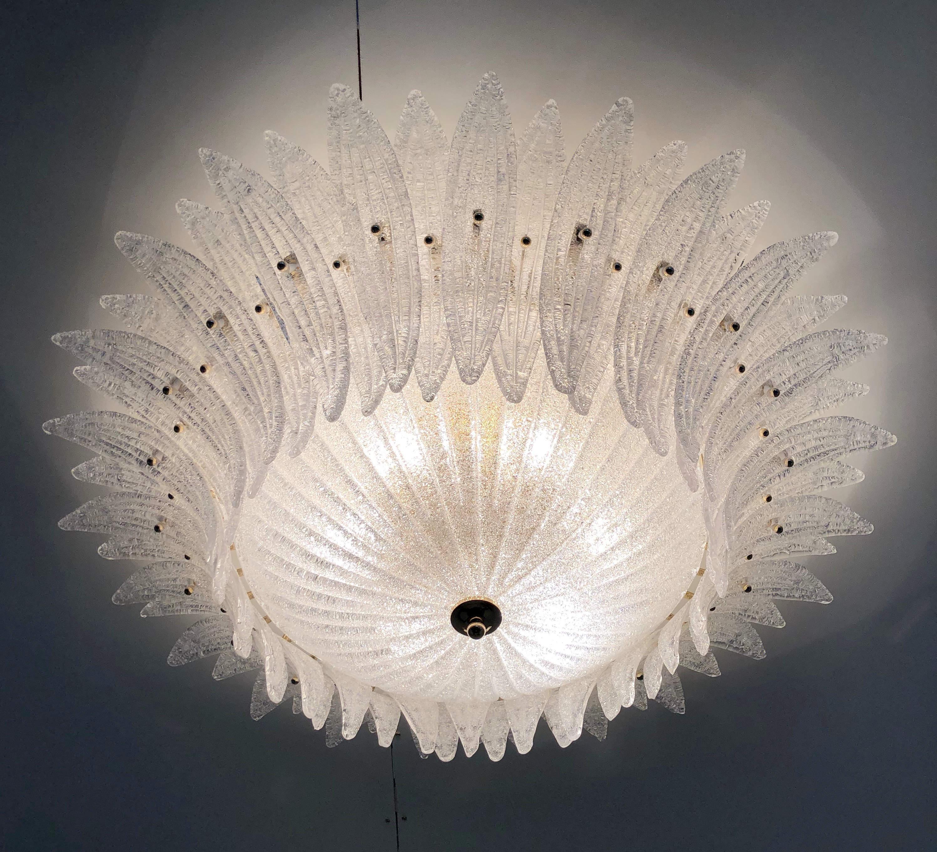 Verre de Murano Monture encastrée Tropico Palmette de Fabio Ltd en vente