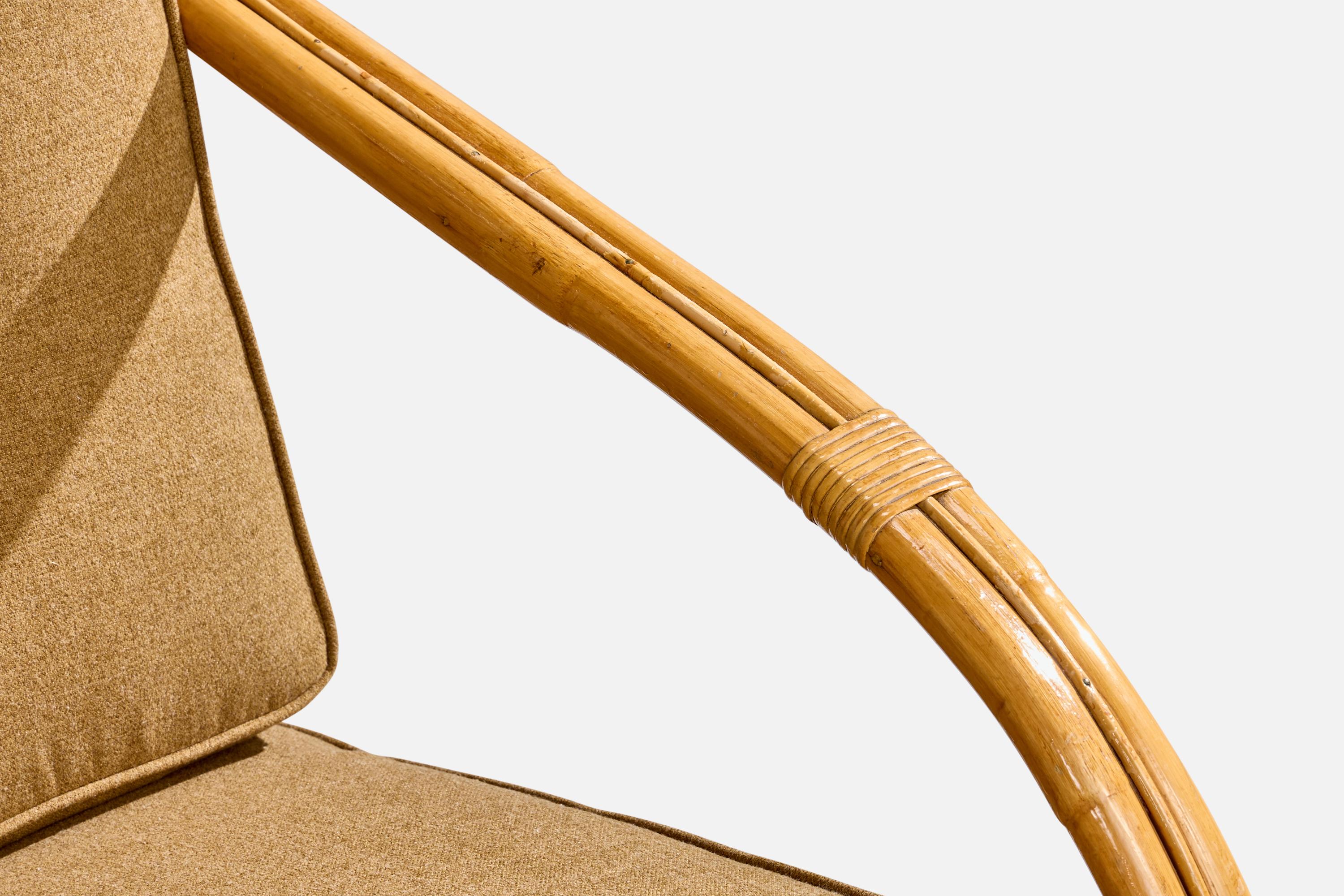 Tropicraft, chaises longues, bambou, rotin, tissu, Philippines, années 1950 en vente 4