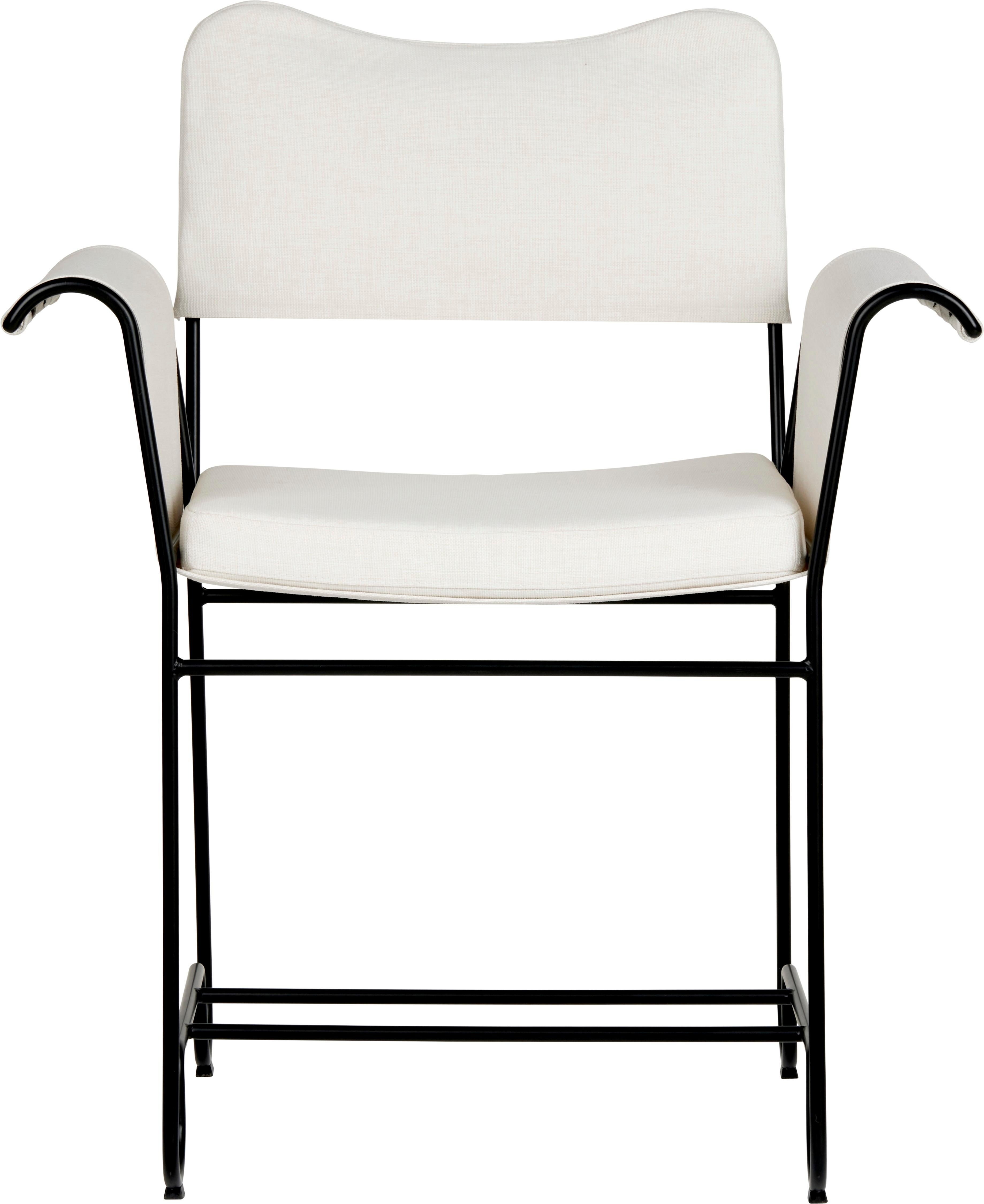 Danish Tropique Dining Chair-Leslie 006/Classic Black Base-by Mathieu Matégot for Gubi For Sale