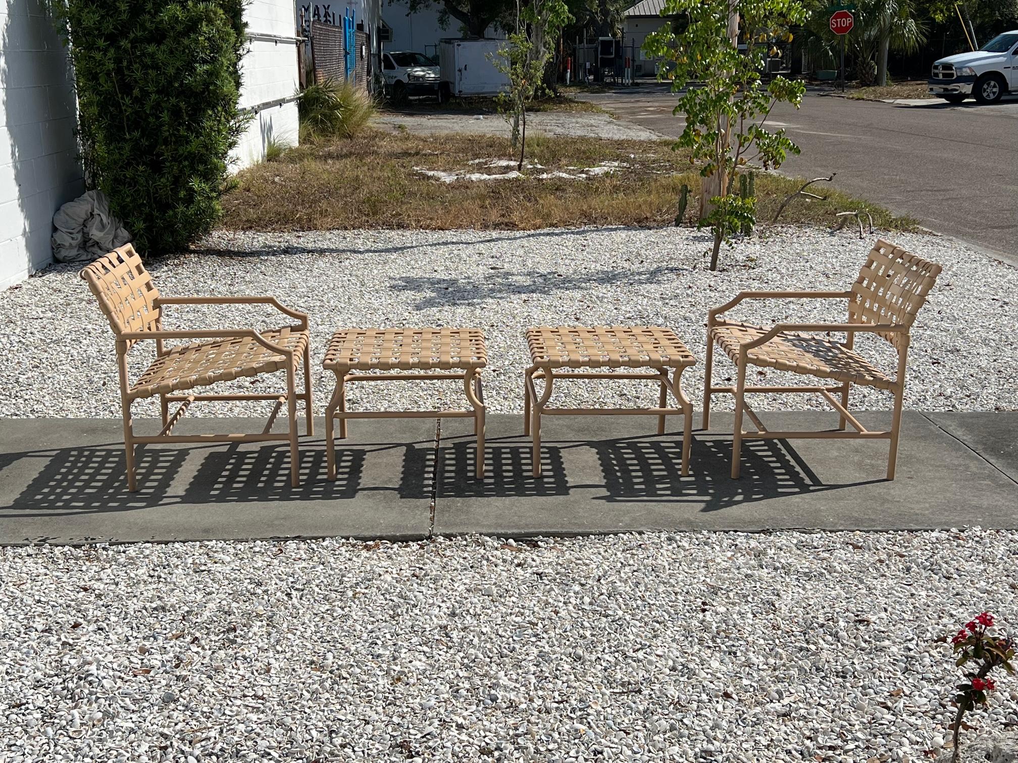 Mid-Century Modern Tropitone Lounge Chair Set For Sale