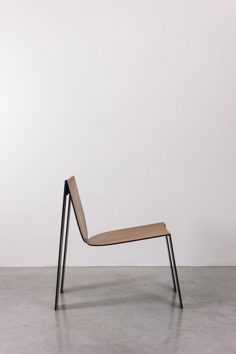 Tropos Chair Contemporary Wood Sheet And Metal Chair For Sale At