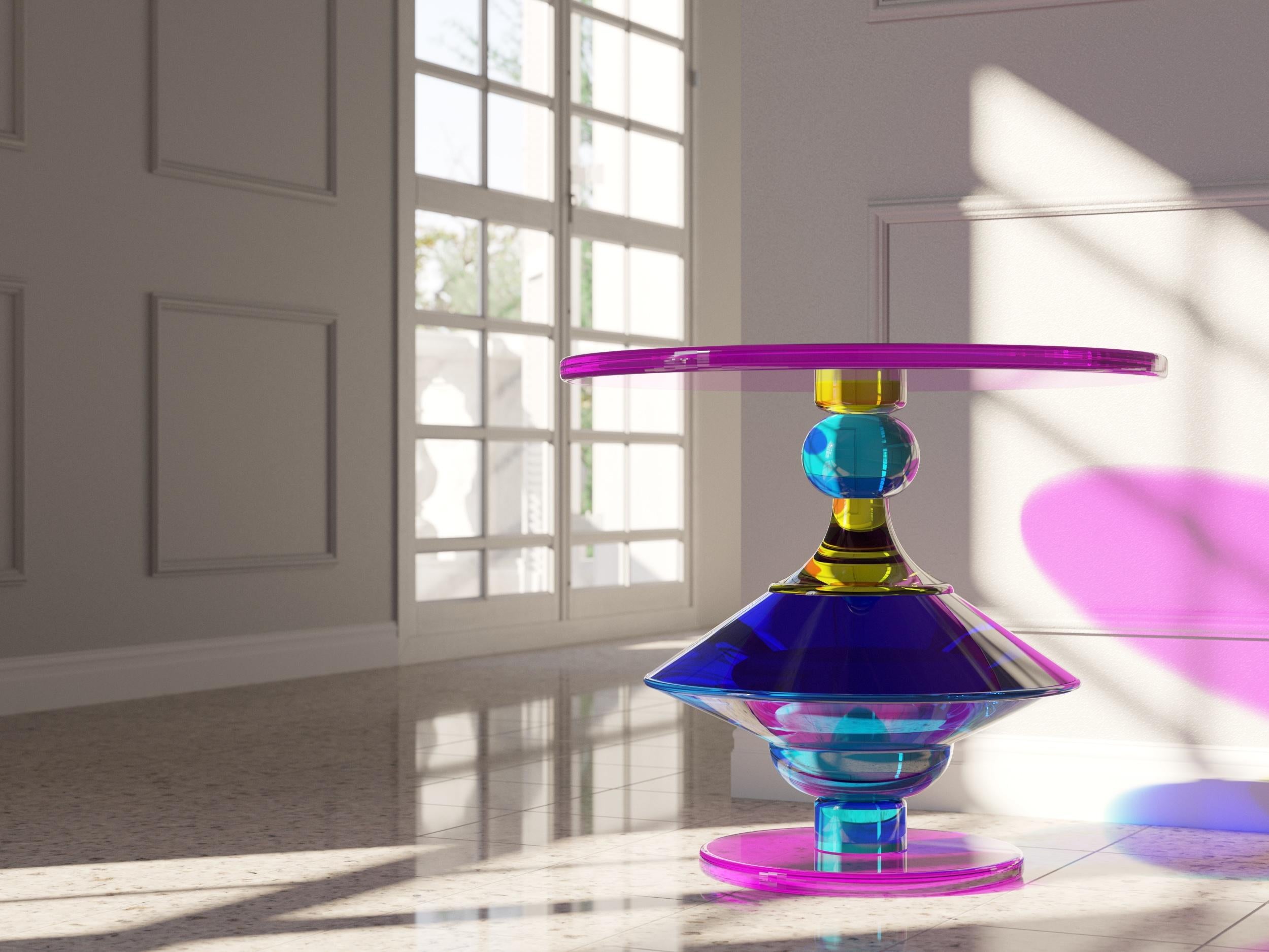 Contemporary Trottola 1 Coffee Table by Studio Superego for Superego Editions For Sale