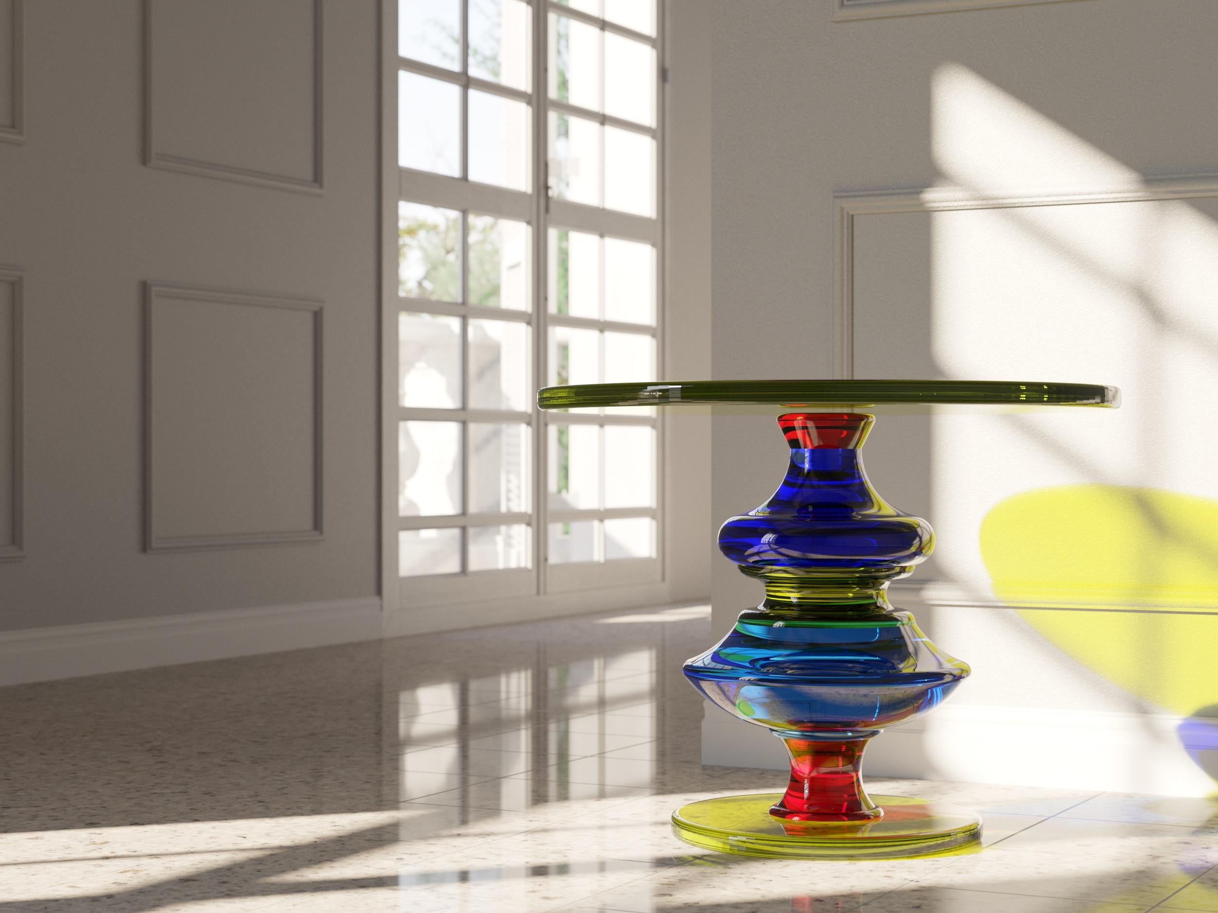 Contemporary Trottola 2 Coffee Table by Studio Superego for Superego Editions For Sale