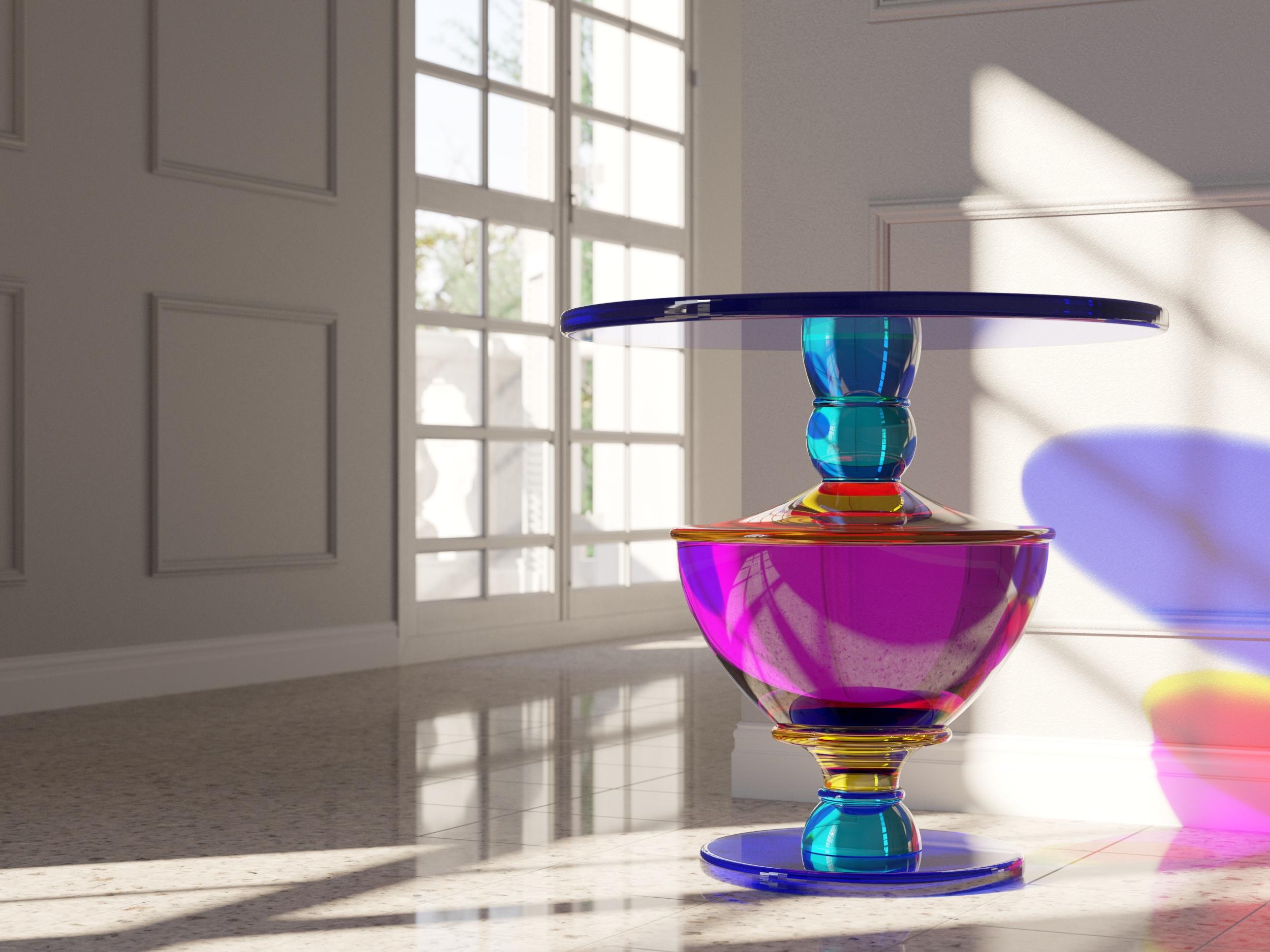 Contemporary Trottola 3 Coffee Table by Studio Superego for Superego Editions For Sale