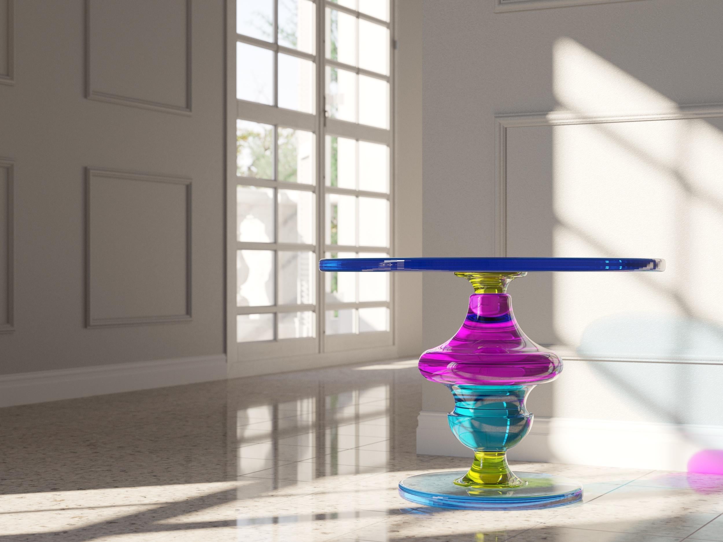 Contemporary Trottola 5 Coffee Table by Studio Superego for Superego Editions For Sale