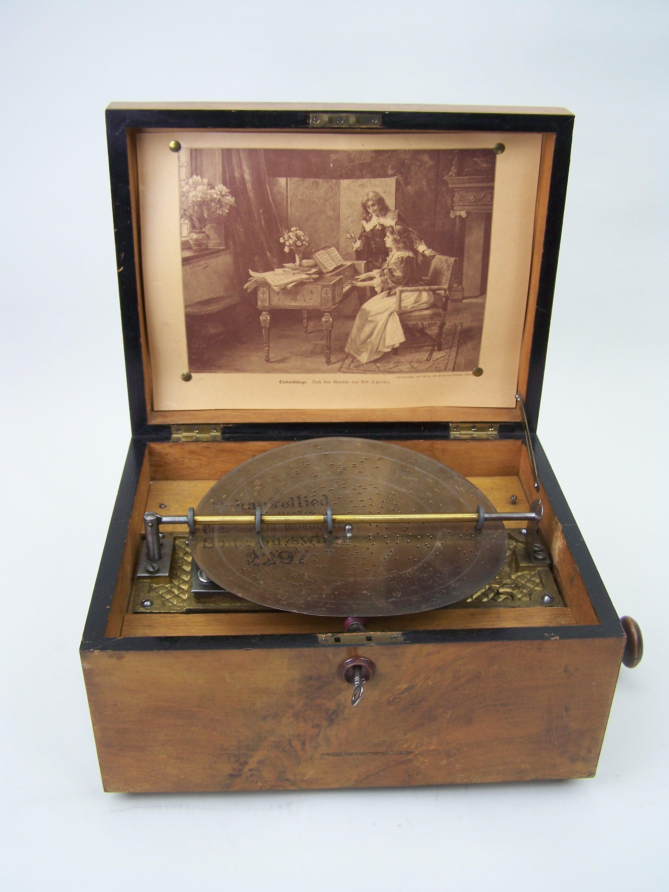 Allemand Boîte à disques Troubadour