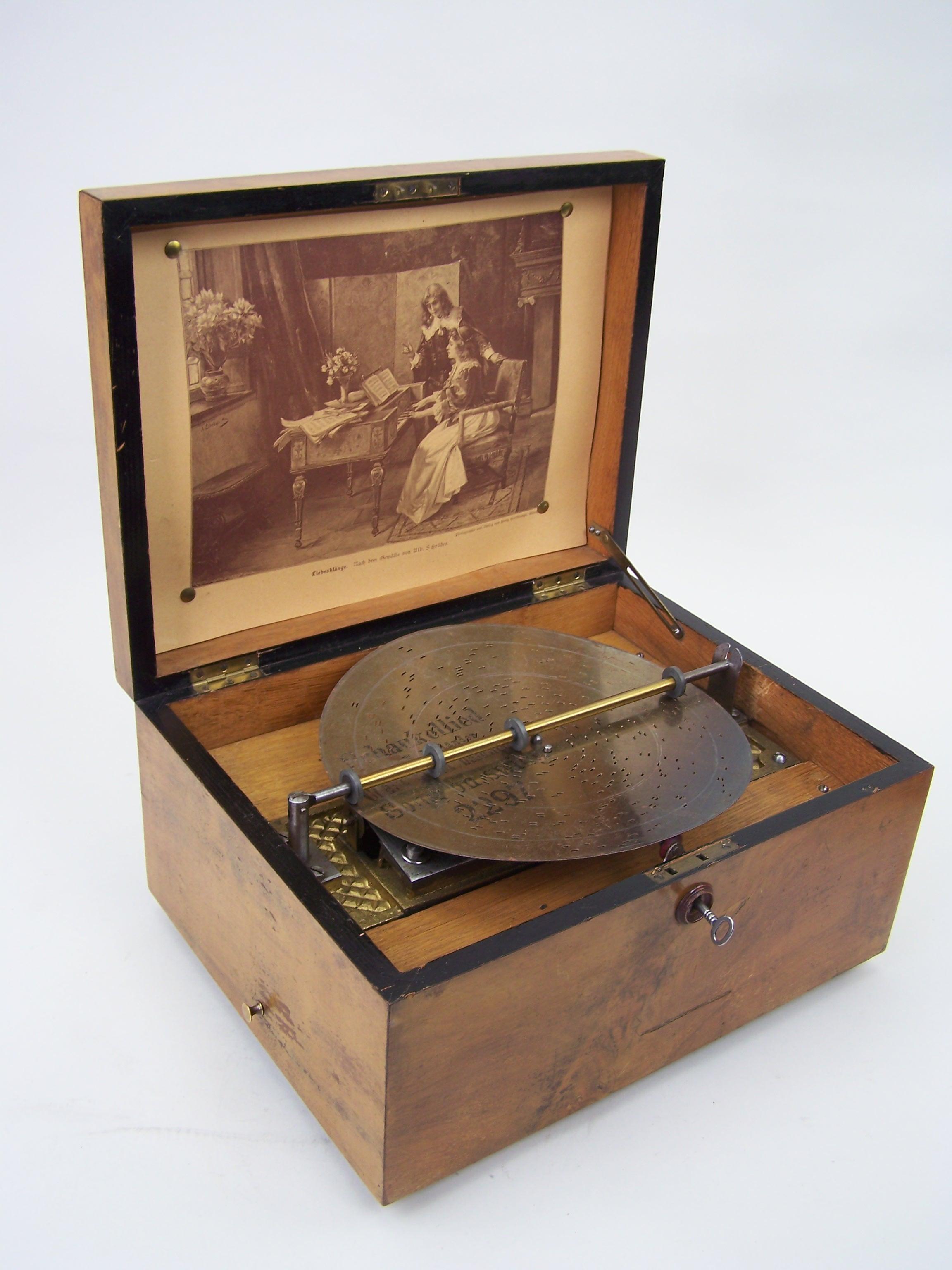 Placage Boîte à disques Troubadour