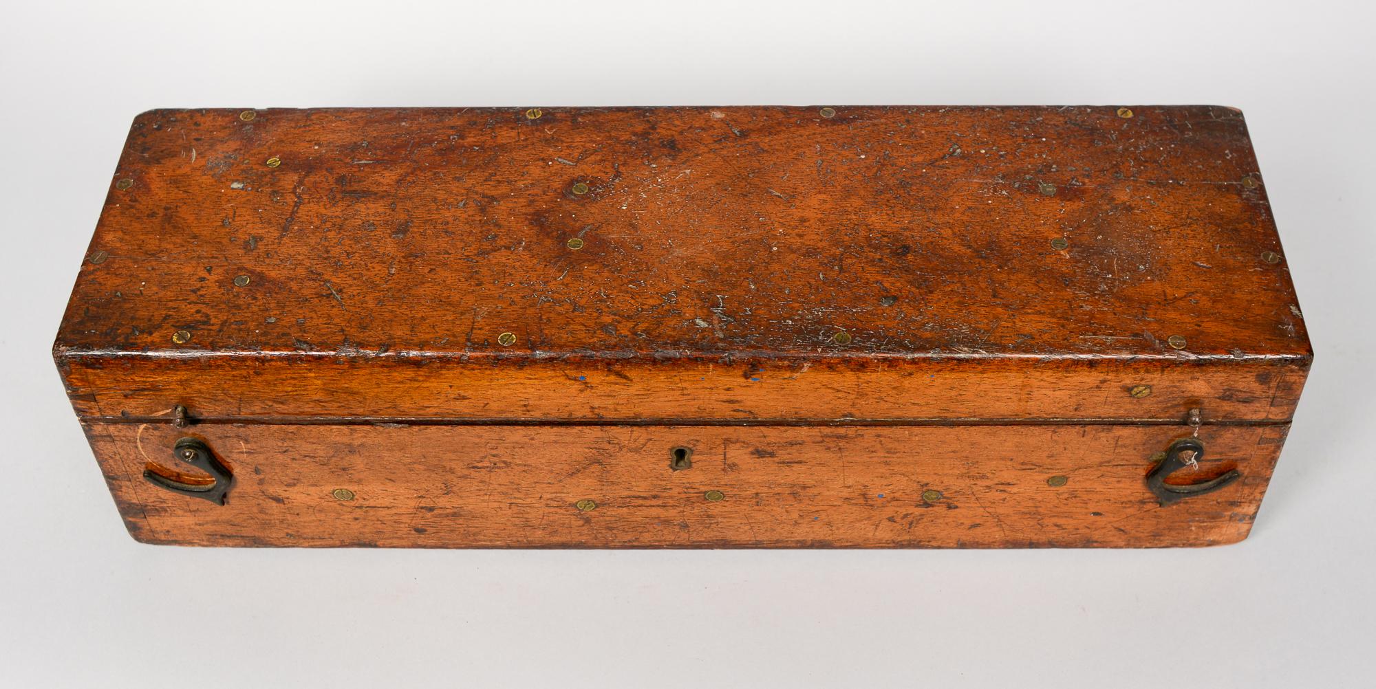 Troughton and Simms London Surveyor's Level in Mahogany Case 6