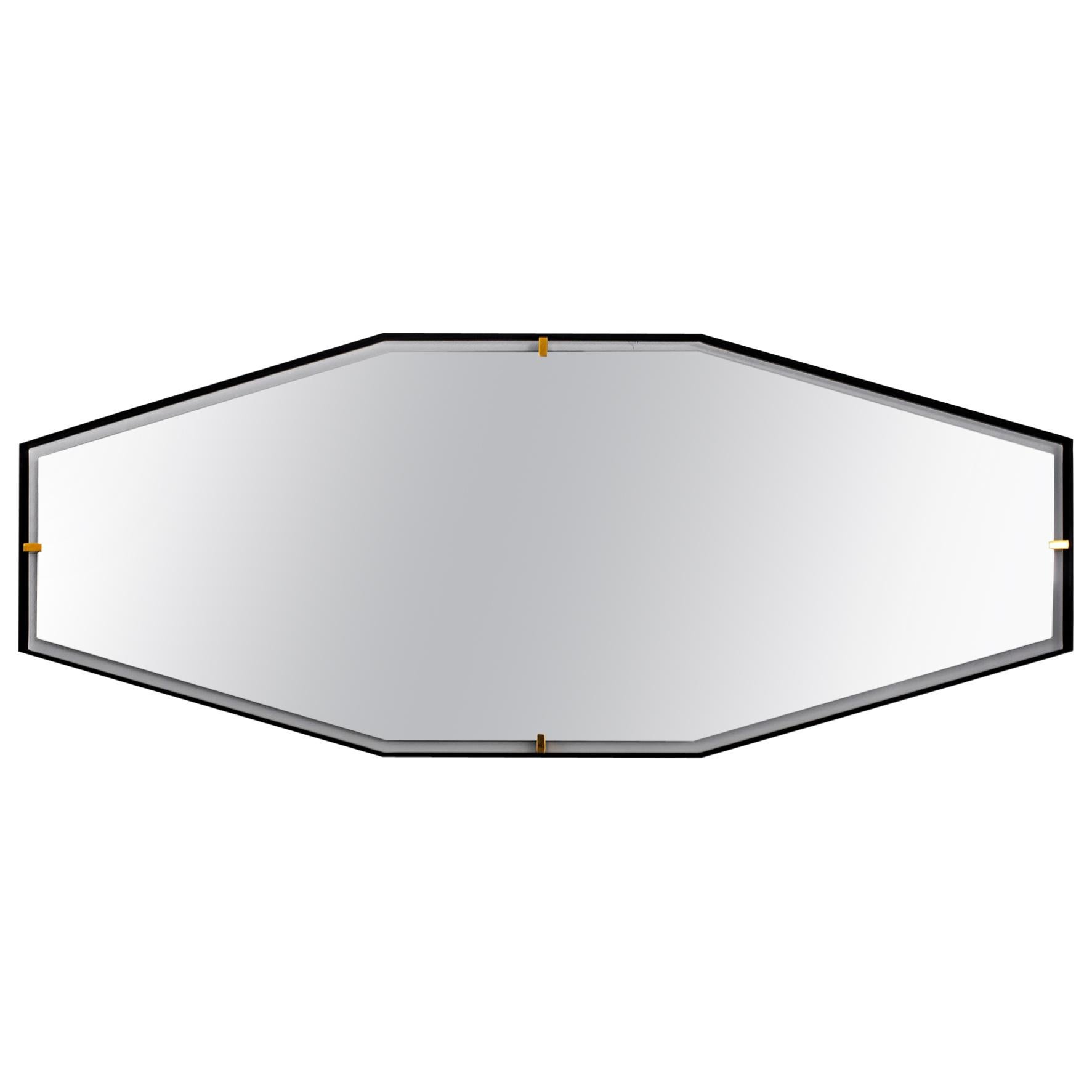 Trousdale Elongated Octagonal Floating Mirror