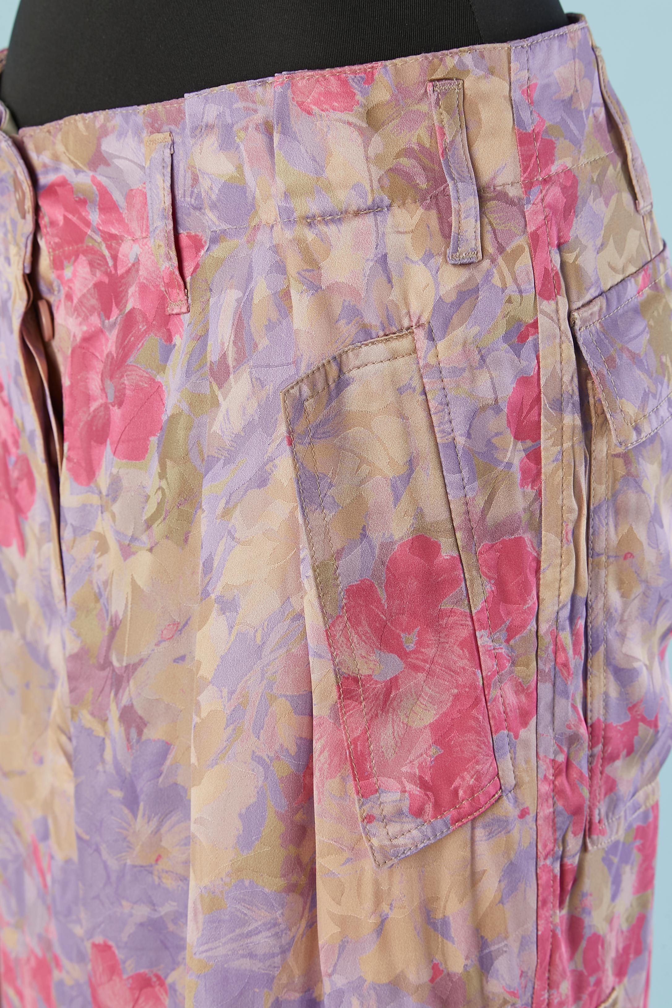Trouser suit in flower jacquard pattern Dries Van Noten  For Sale 7