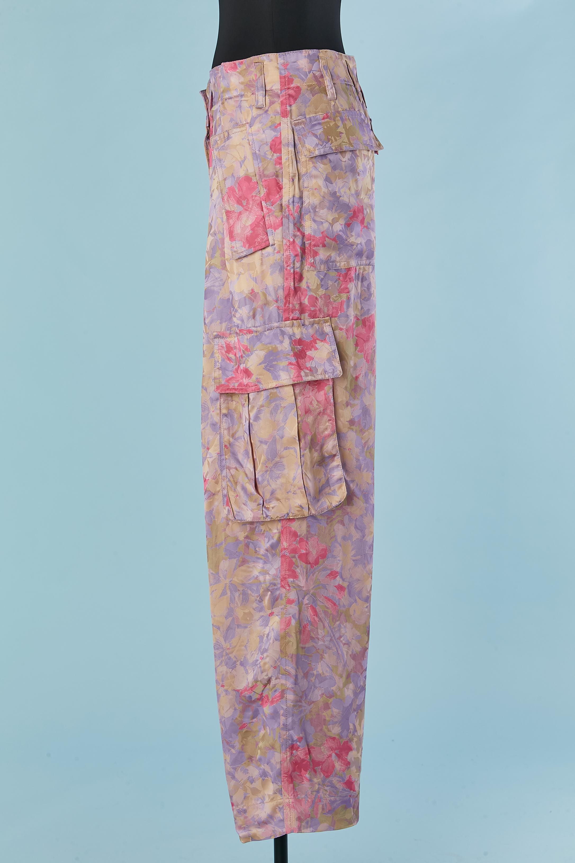 Trouser suit in flower jacquard pattern Dries Van Noten  For Sale 8