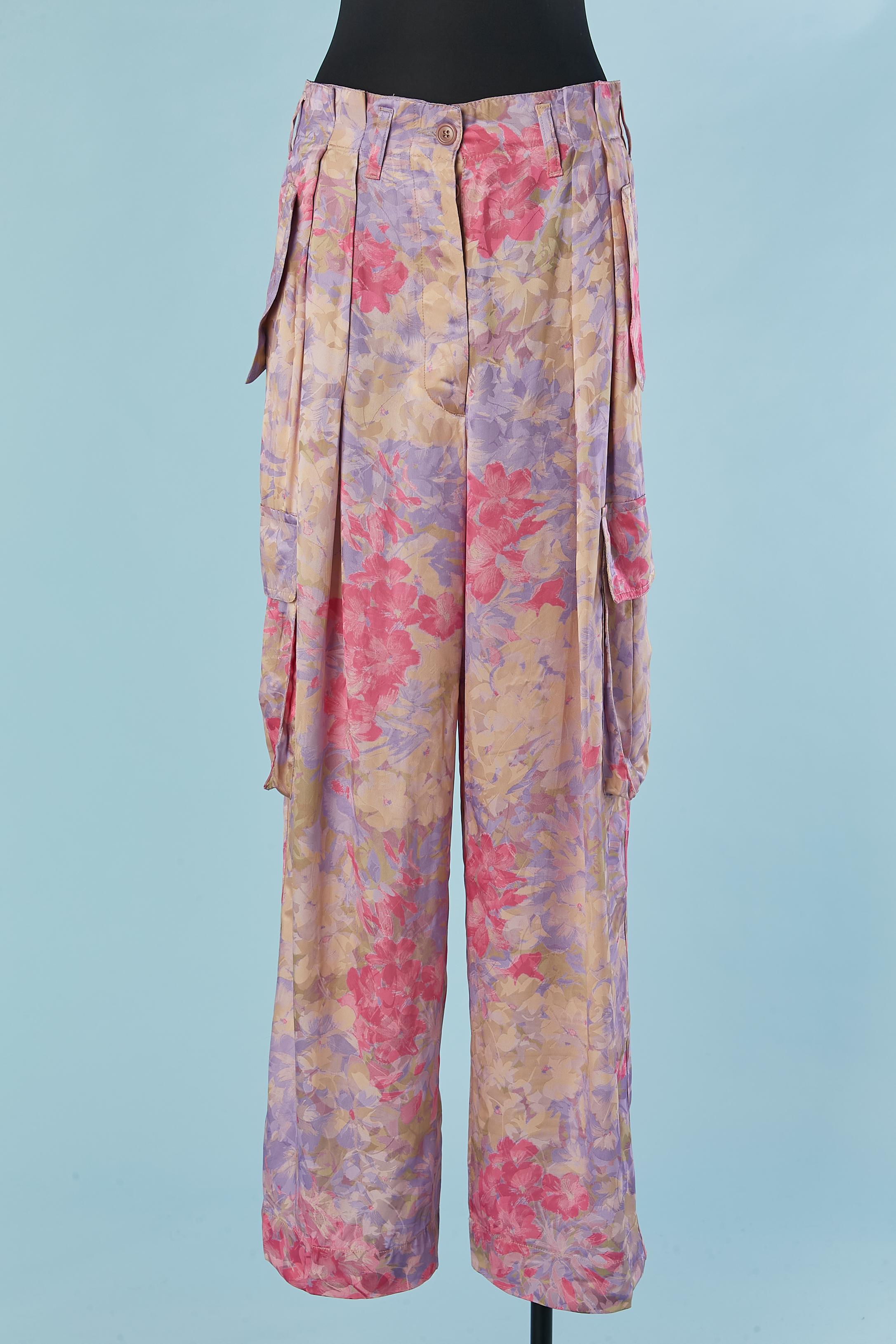 Trouser suit in flower jacquard pattern Dries Van Noten  For Sale 5