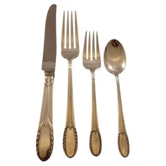 Trousseau by International Sterling Silver Juego de Cubiertos 8 Servicios 36 Piezas Cena
