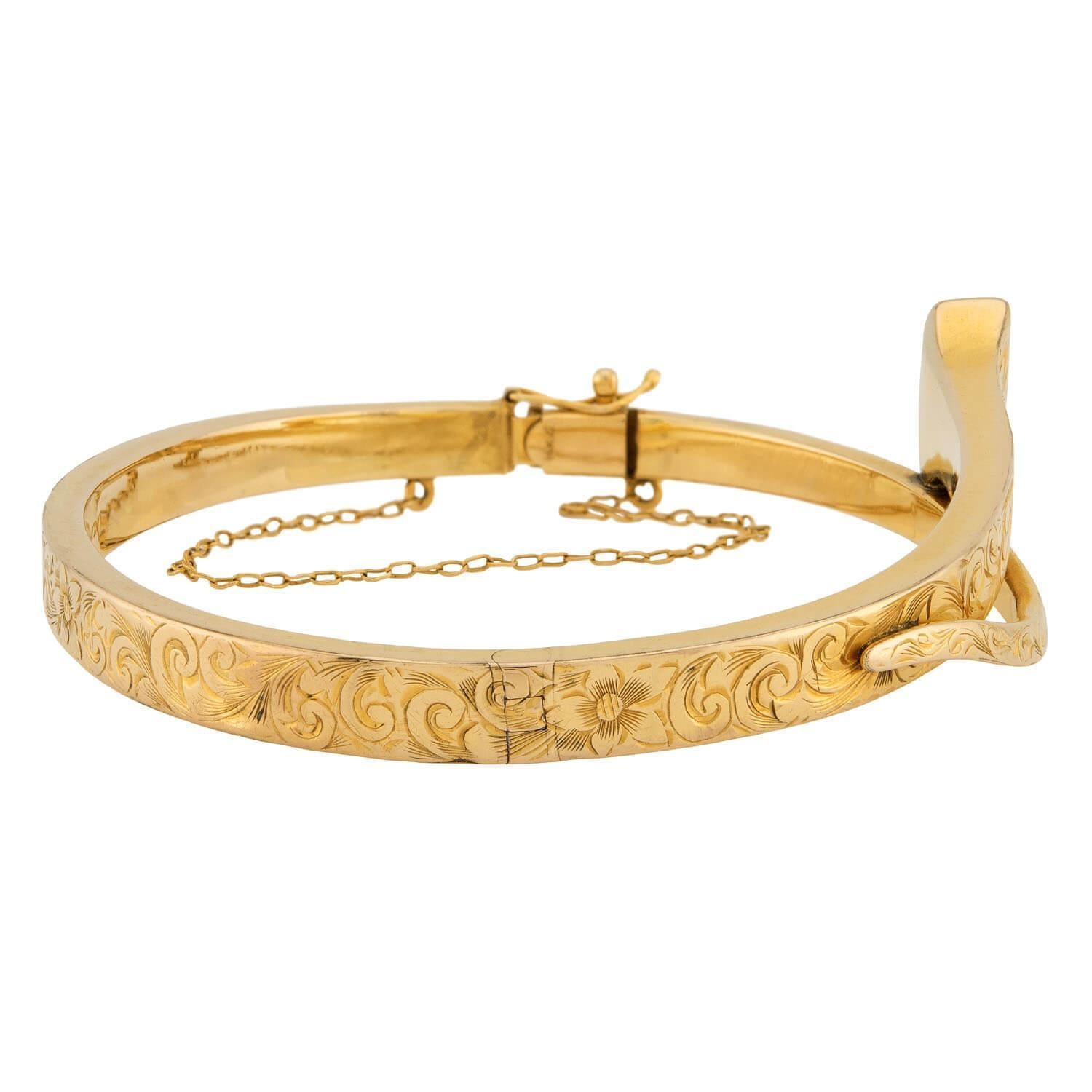 TROUT & CO. Bracelet édouardien à clous 14k Pour femmes en vente