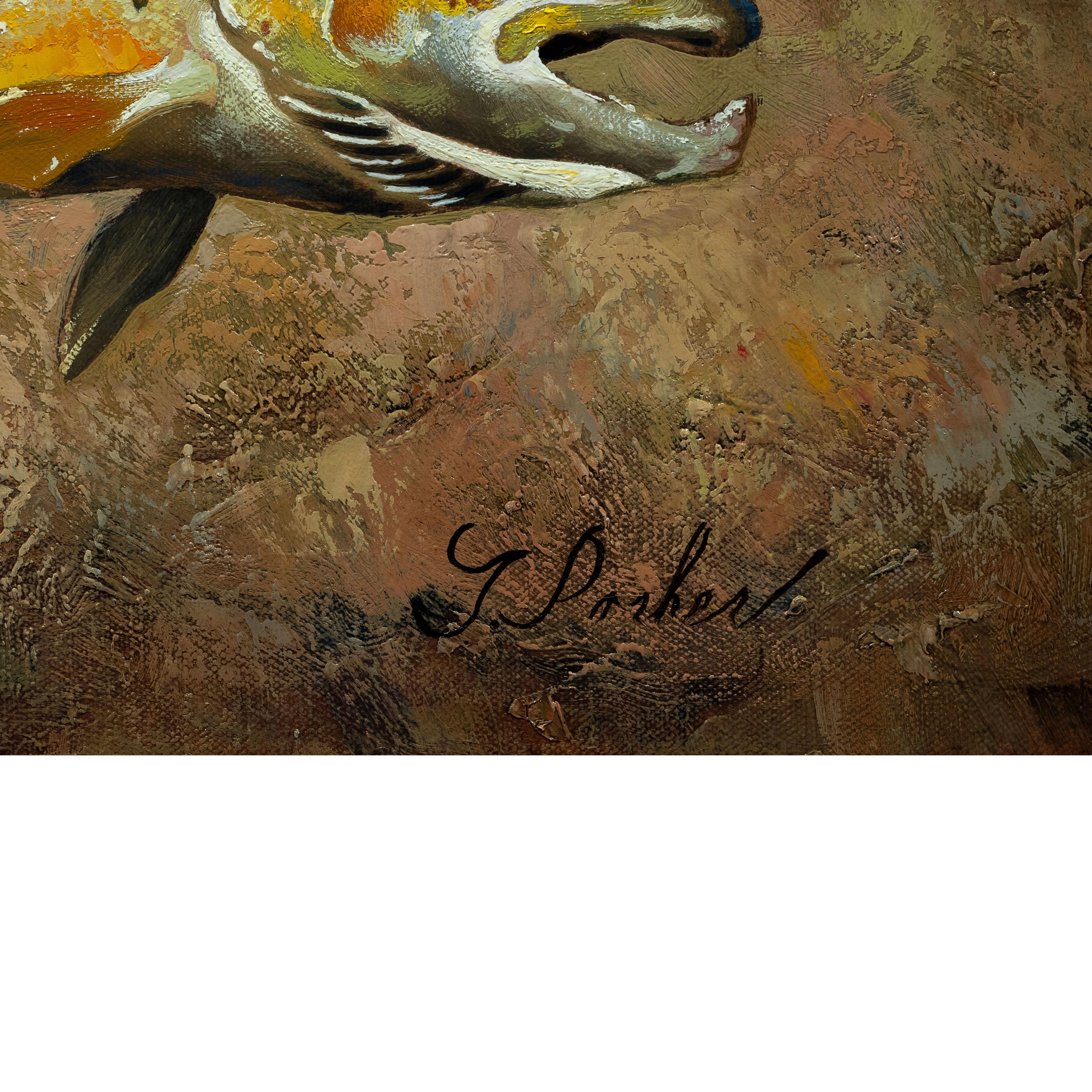 Trout Collection Original Oil Paintings by Greg Parker For Sale 3