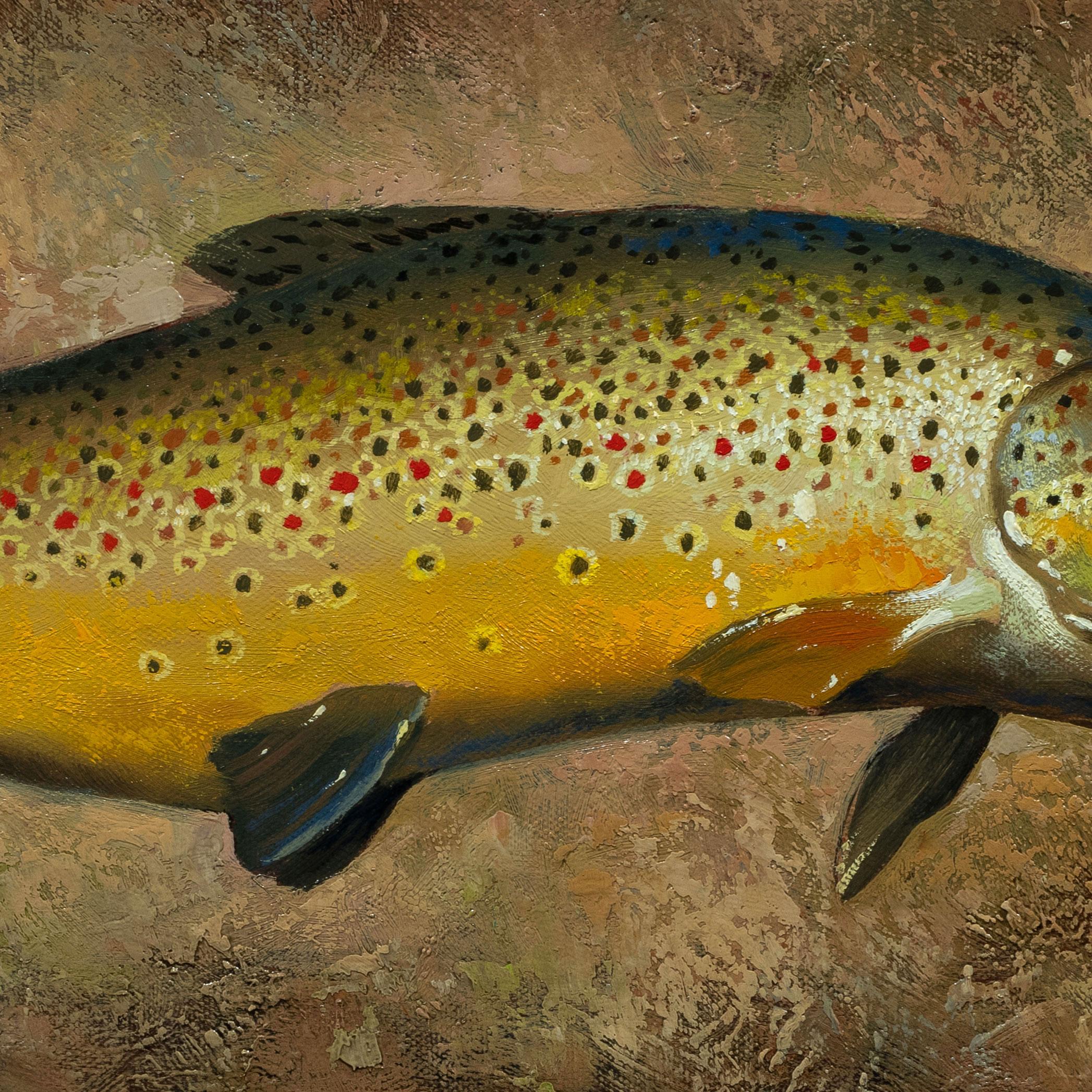 Trout Collection Original Oil Paintings by Greg Parker For Sale 5