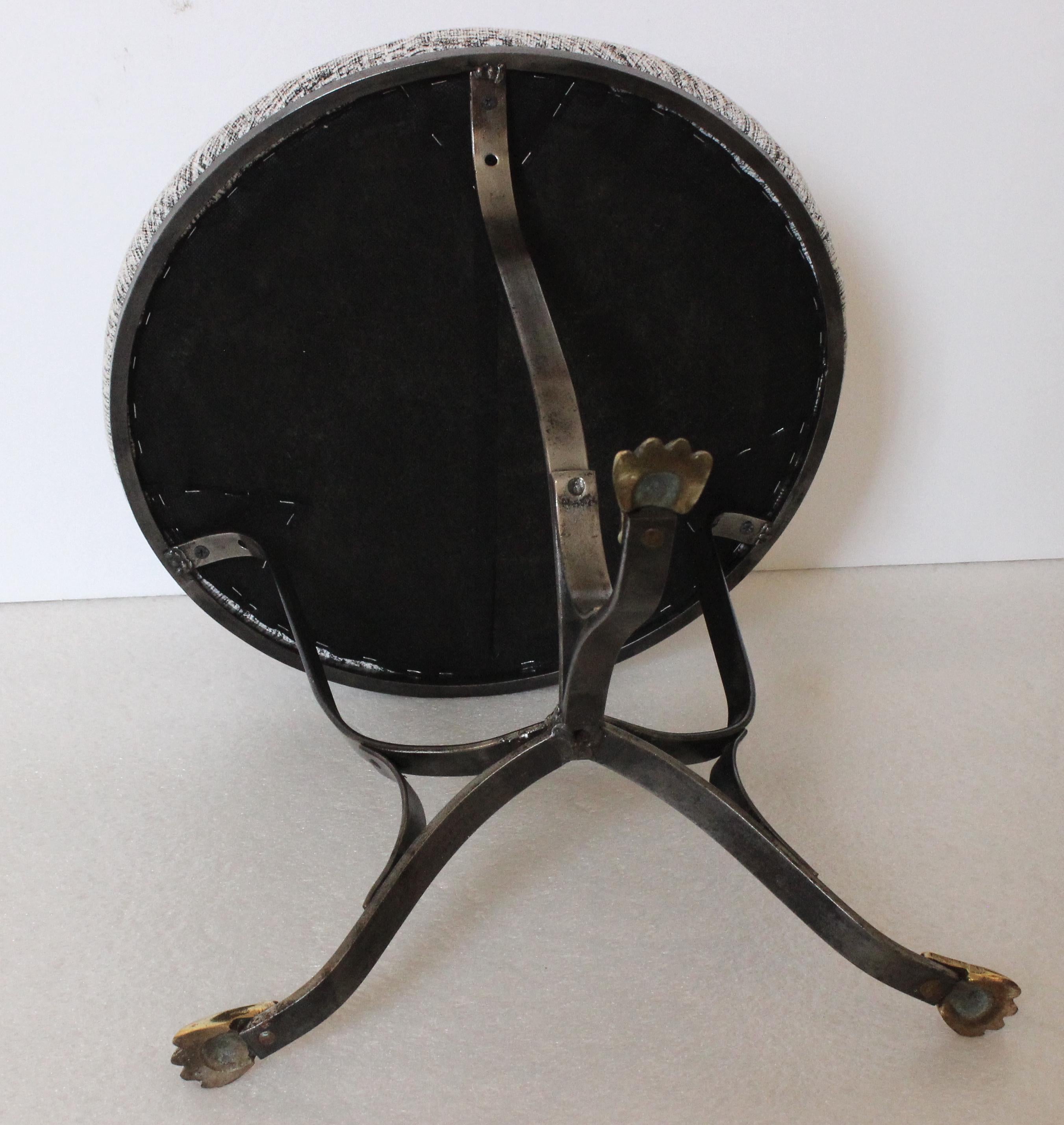 Trouvailles French Empire Campaign Stool For Sale 3