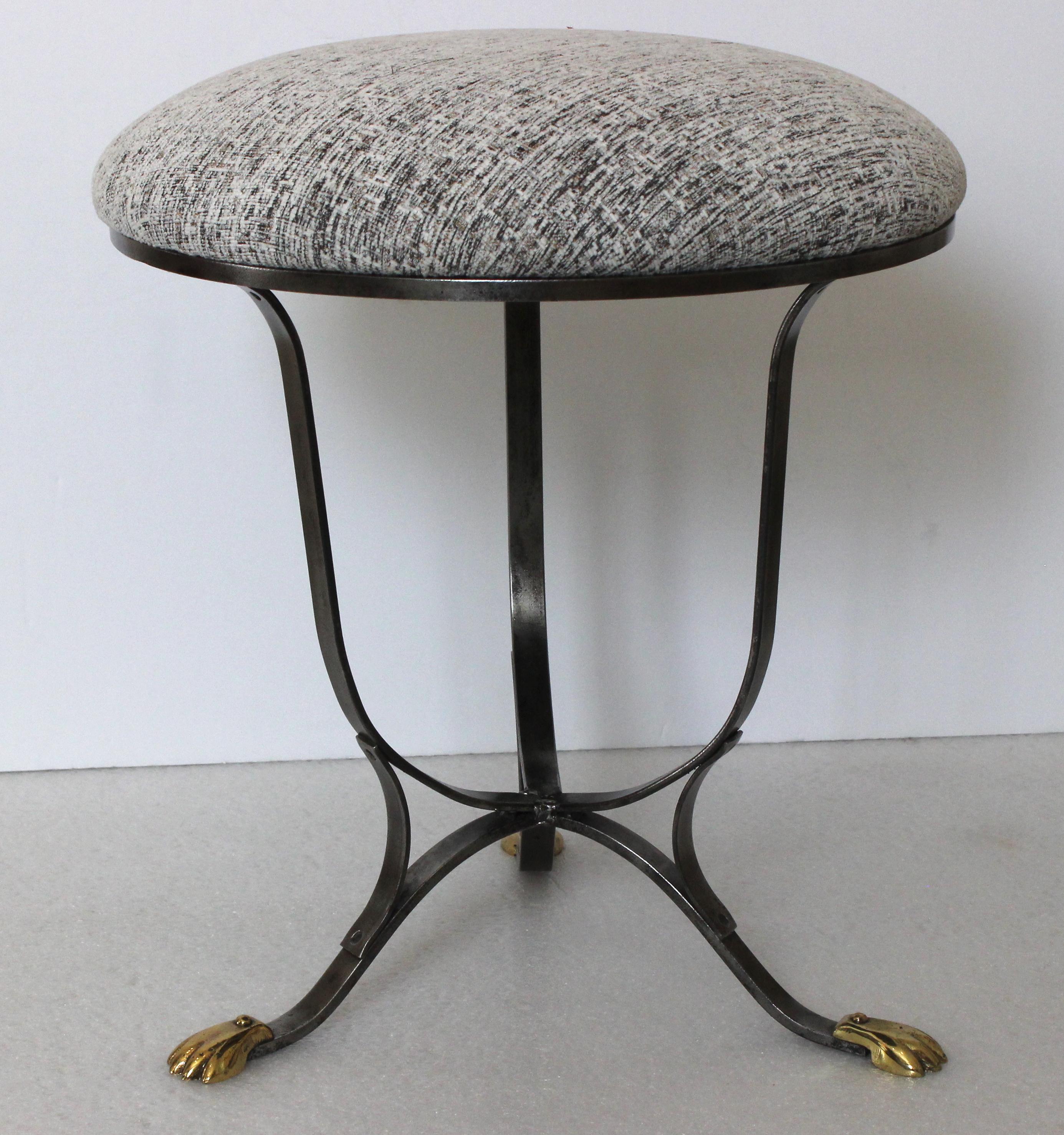 Woven Trouvailles French Empire Campaign Stool For Sale