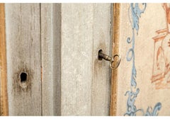 Trouvailles Italian Provincial Style Painted Credenza