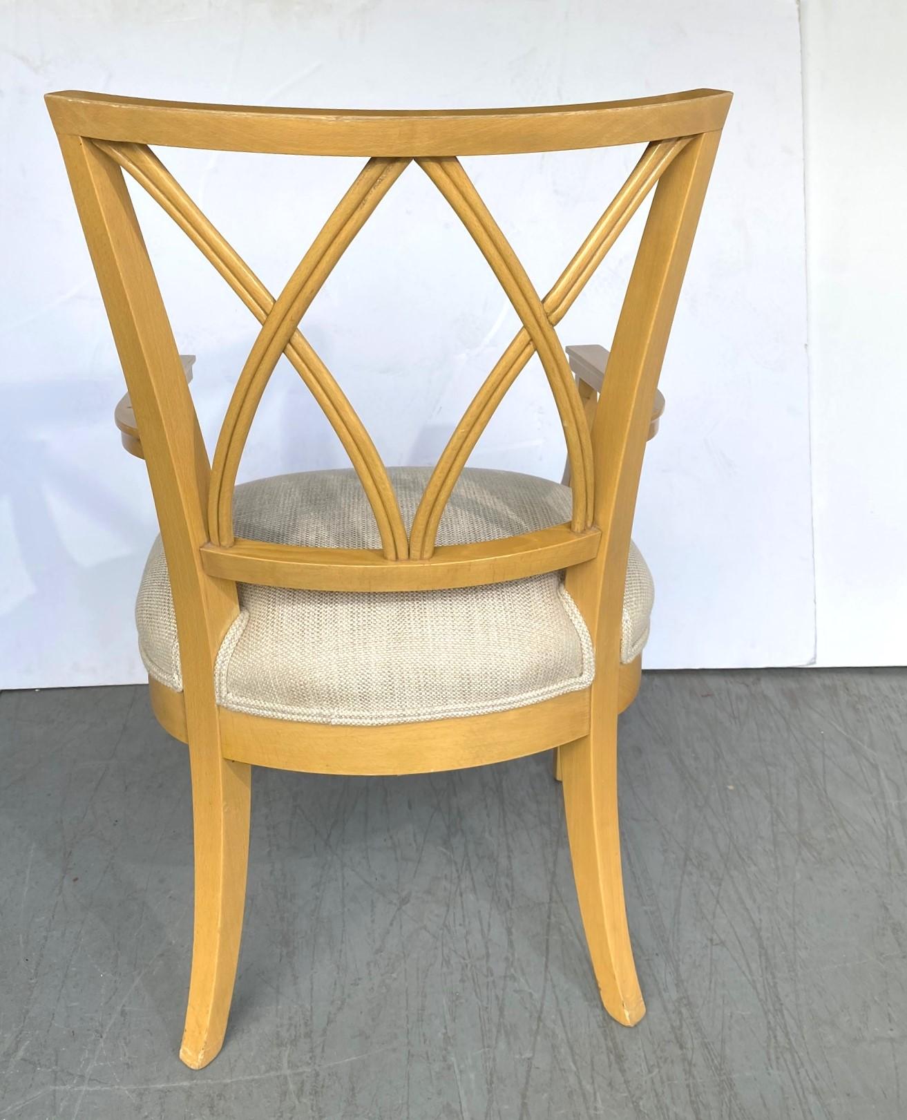 20th Century Trouvailles Moder Dining Chairs Set of 6 For Sale