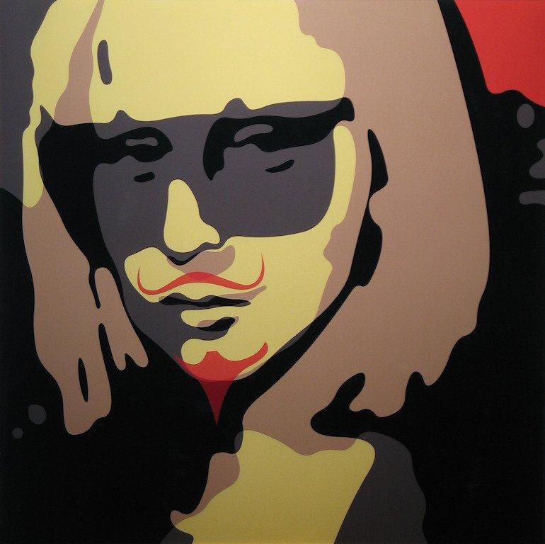 Troy Gua Portrait Print - La Dada Gaga (Marcel Duchamp's L.H.O.O.Q. + Lady Gaga)