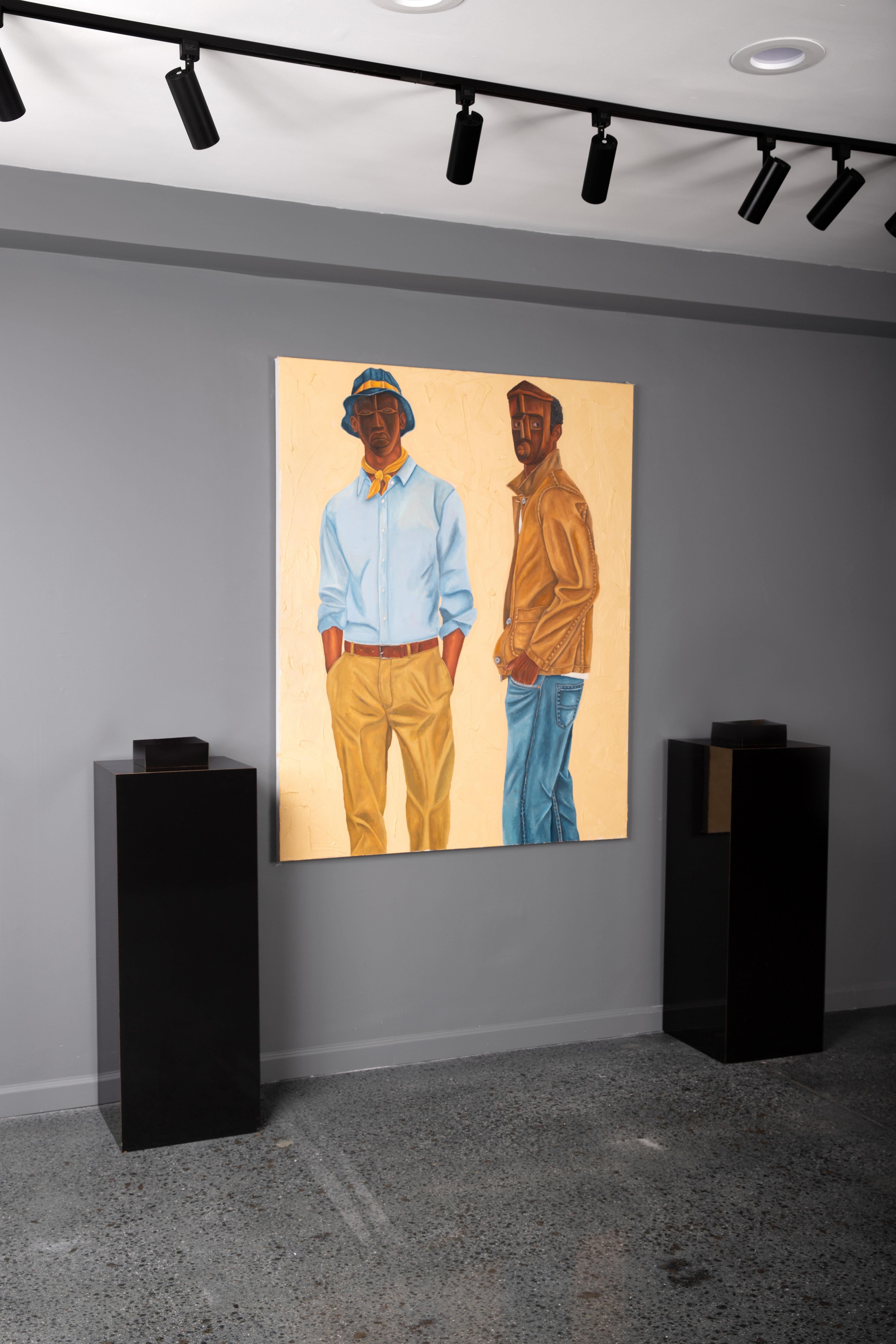 'Brothers Keeper' Oil Painting, 2022 For Sale 5