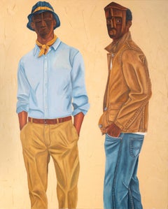 Pintura al óleo "Hermanos Custodios", 2022