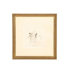 "Gavotte Pavlowa" Original Etching and Dry Point by Troy Kinney