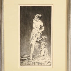 "Vera" Original Etching and Drypoint Signed Troy Kinney