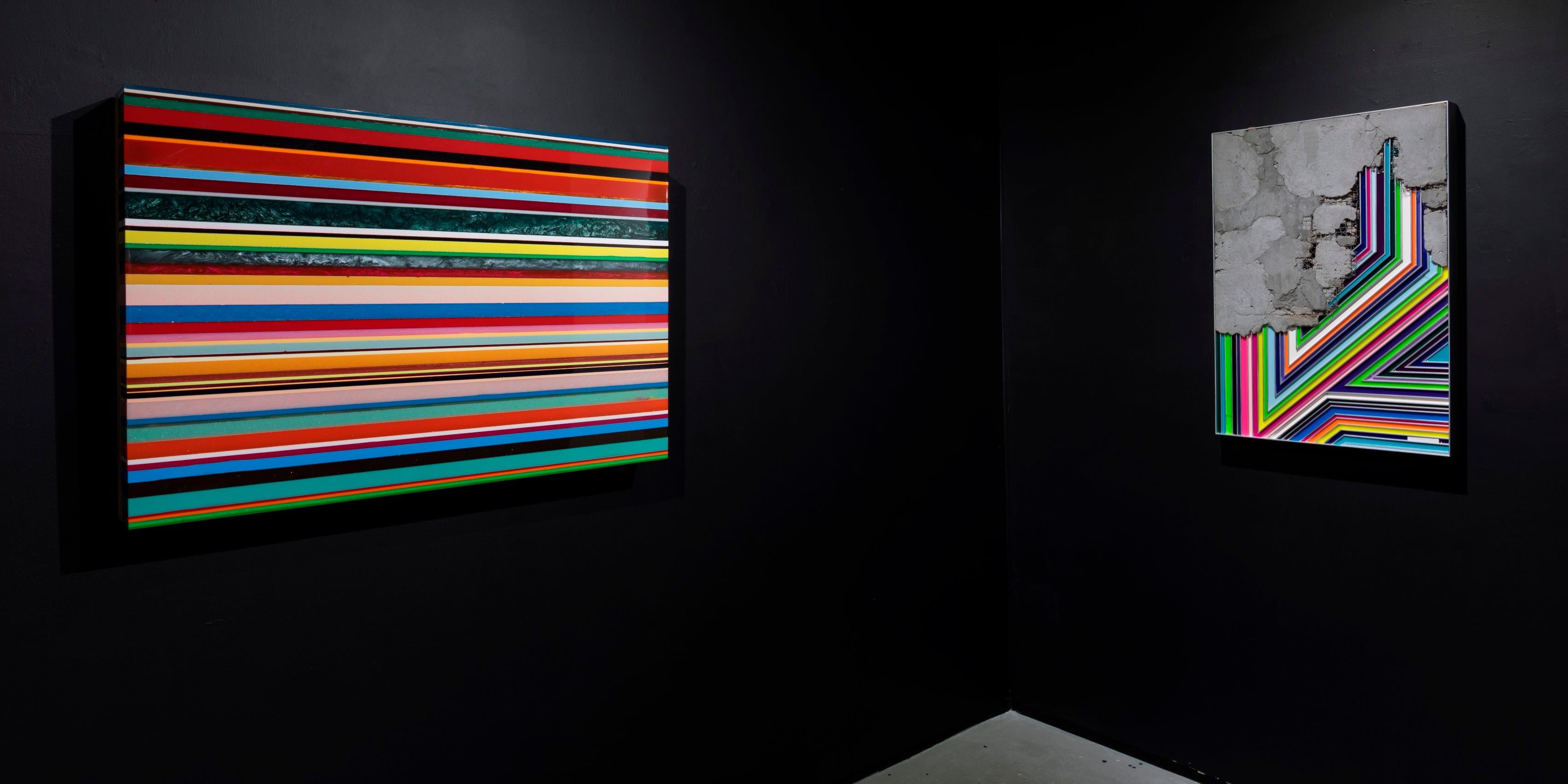 UTOPIA, 3D wall sculpture in mixed media - Contemporary Mixed Media Art by Troy Simmons