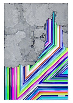UTOPIA, 3D wall sculpture in mixed media