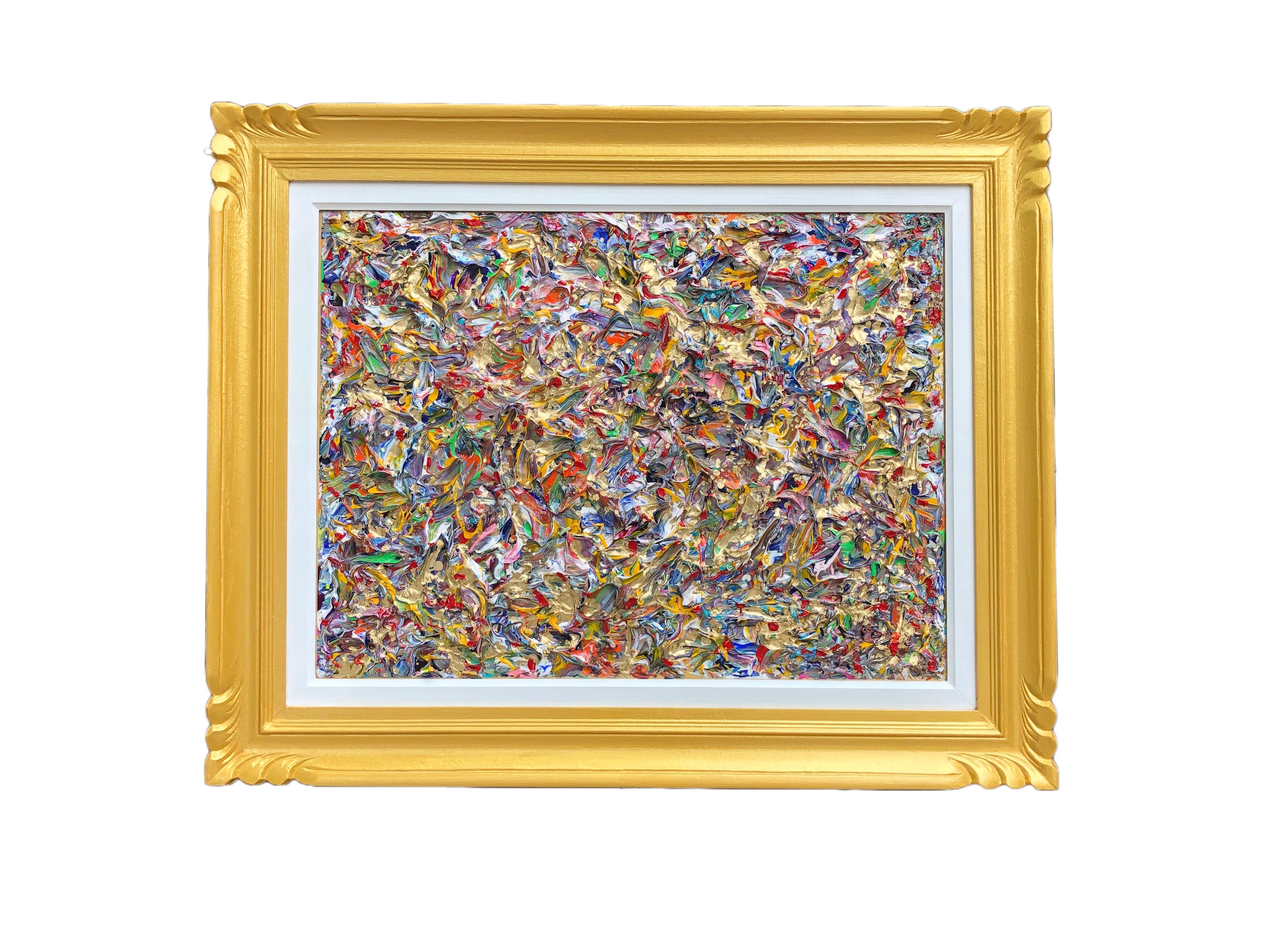 Revelation By Troy Smith With Gilt Frame Fine Abstract Art 1