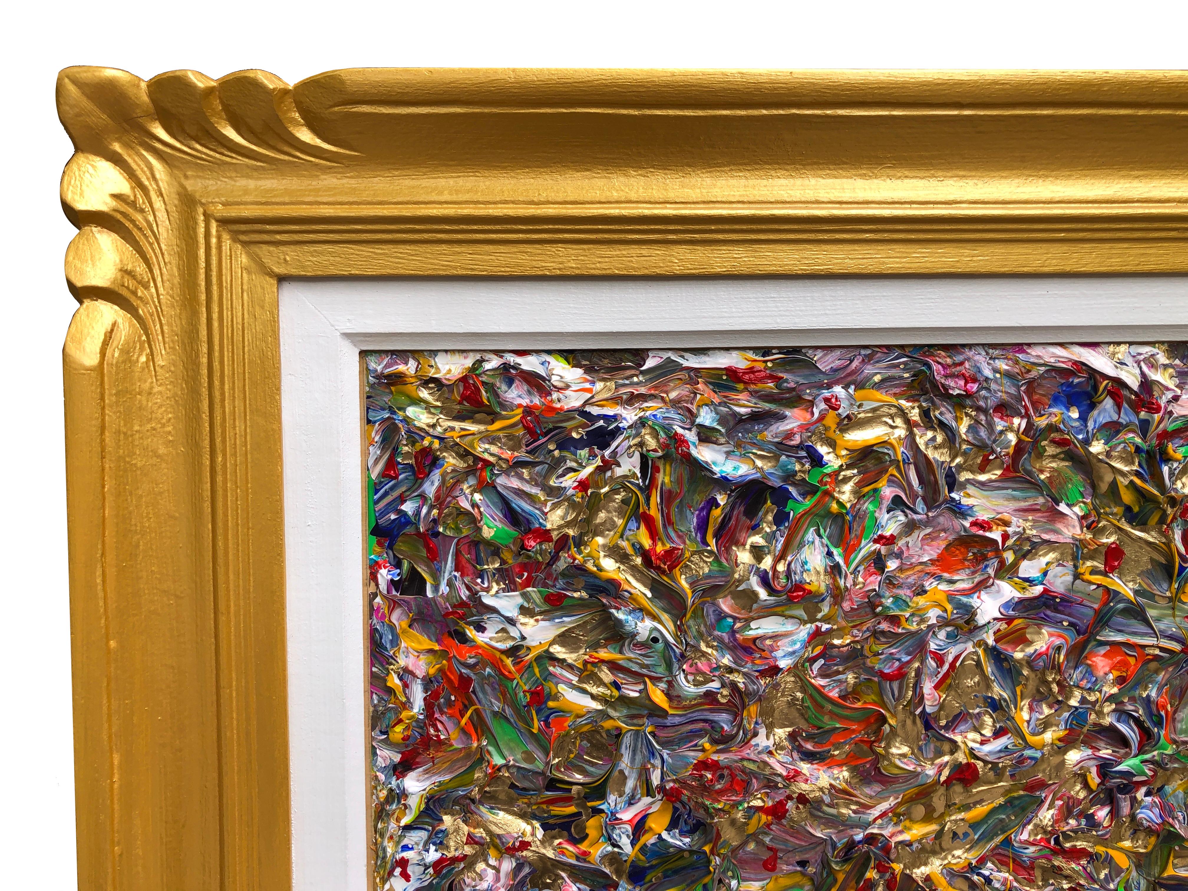 Revelation By Troy Smith With Gilt Frame Fine Abstract Art 2