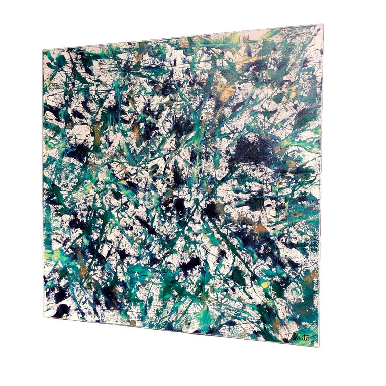 Troy Smith Studio Emerald Sky By Troy Smith Fine Art Abstract Art For Sale at 1stDibs