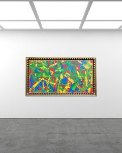 Finding Paradise By Troy Smith With Gilt Frame Fine Art Abstract Art