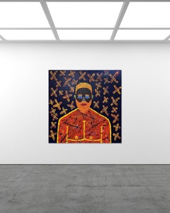 Self Portrait #1, Acrylic on Canvas, Abstract, 21st Century, Unframed