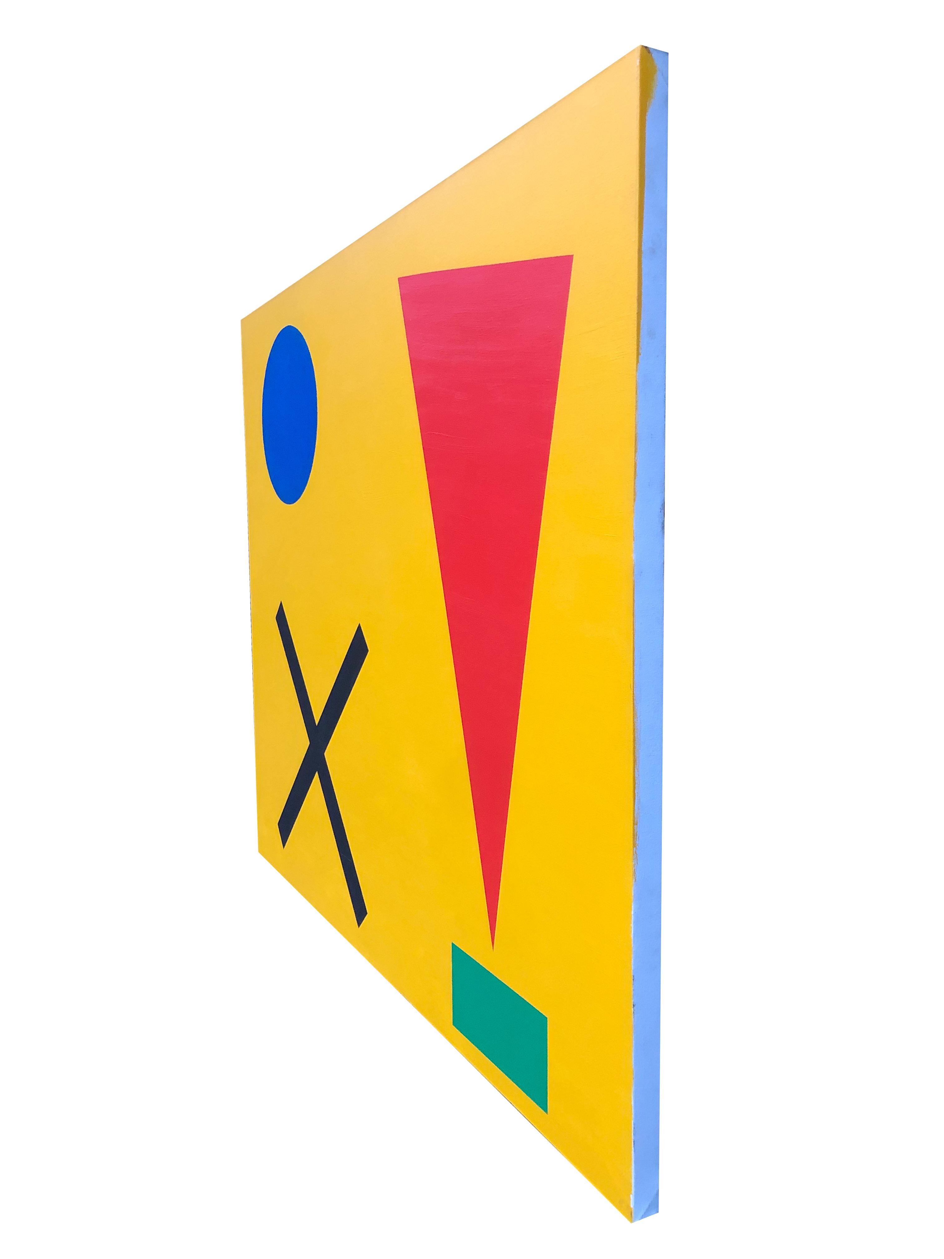 X-Marks The Spot By Troy Smith Fine Art Abstract Geometric For Sale 2