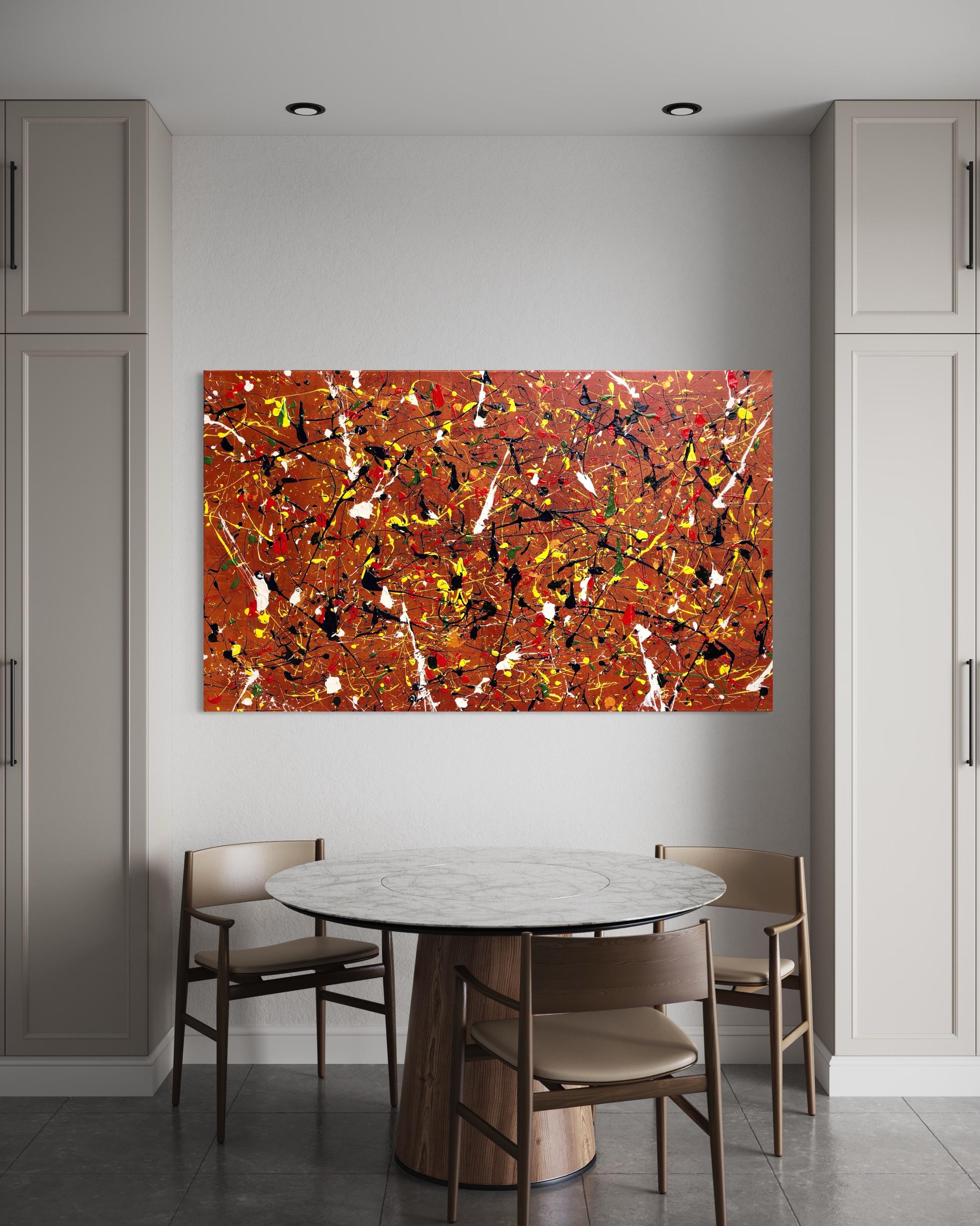 Un prodotto di conseguenze di Troy Smith Fine Abstract Art - Painting Astratto di Troy Smith Studio