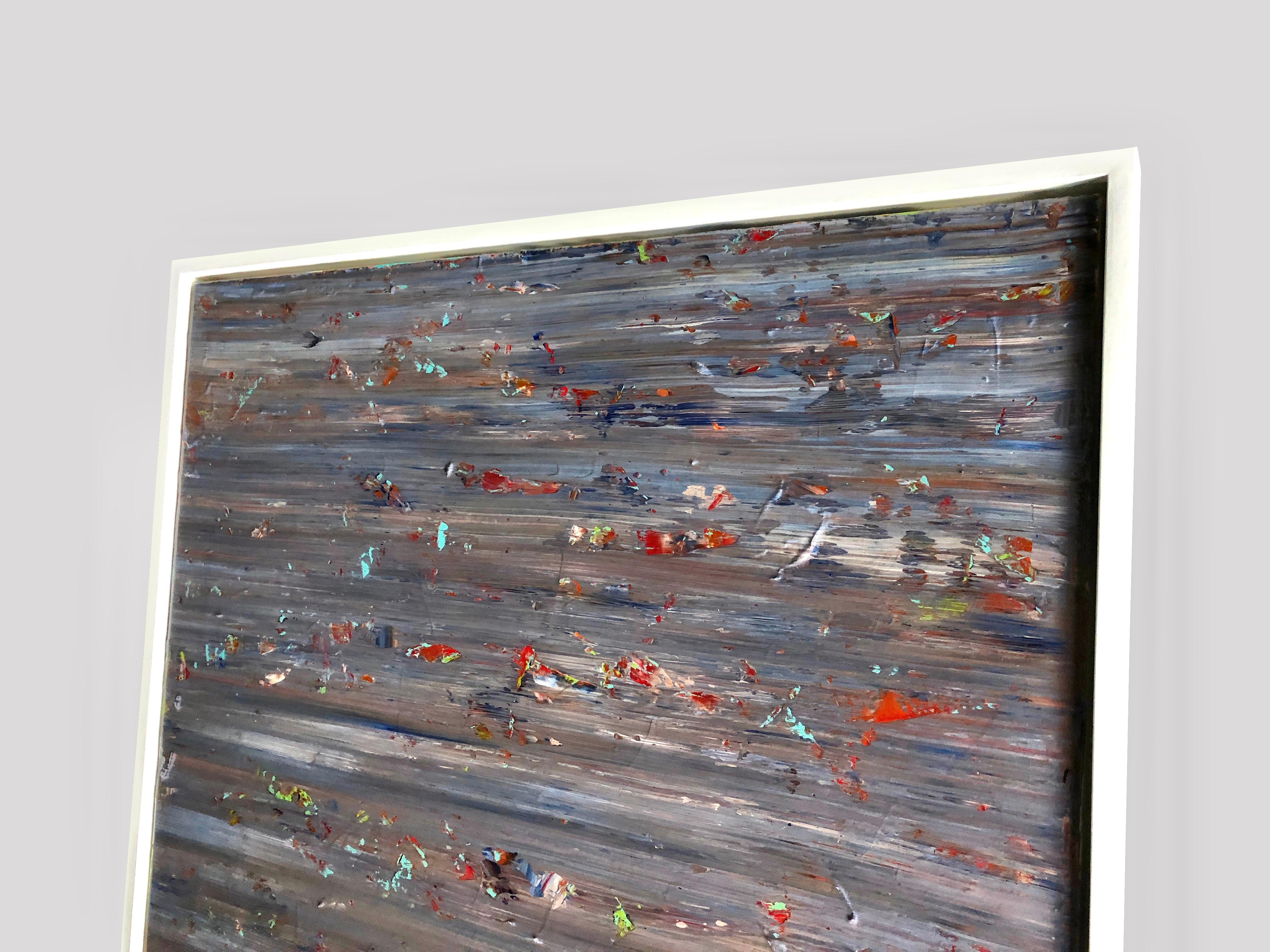 Lucid Dreams By Troy Smith Epoxy Resin Overlay White Lacquer Frame For Sale 1